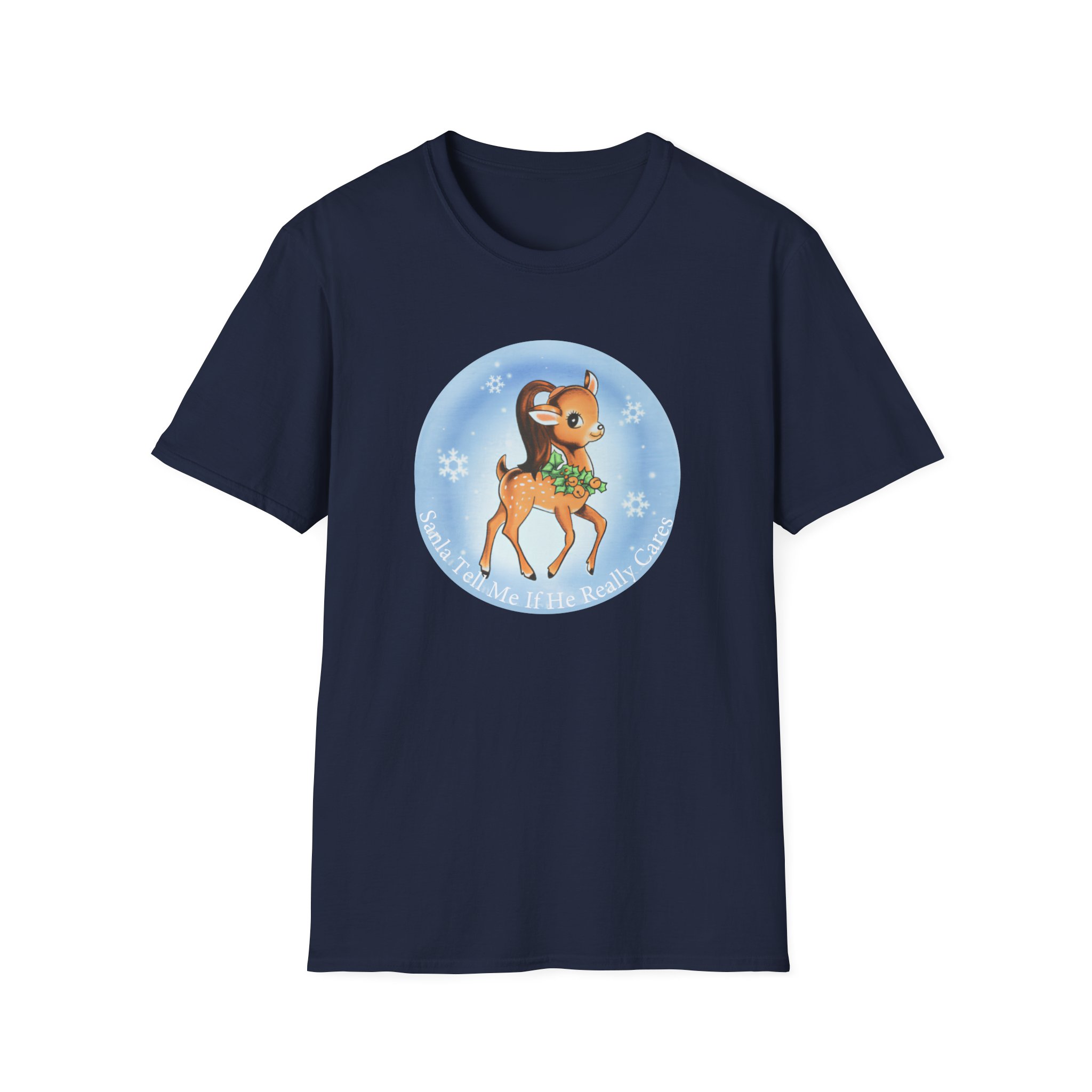 AG Santa Tell Me Unisex Softstyle T-Shirt - Image 11