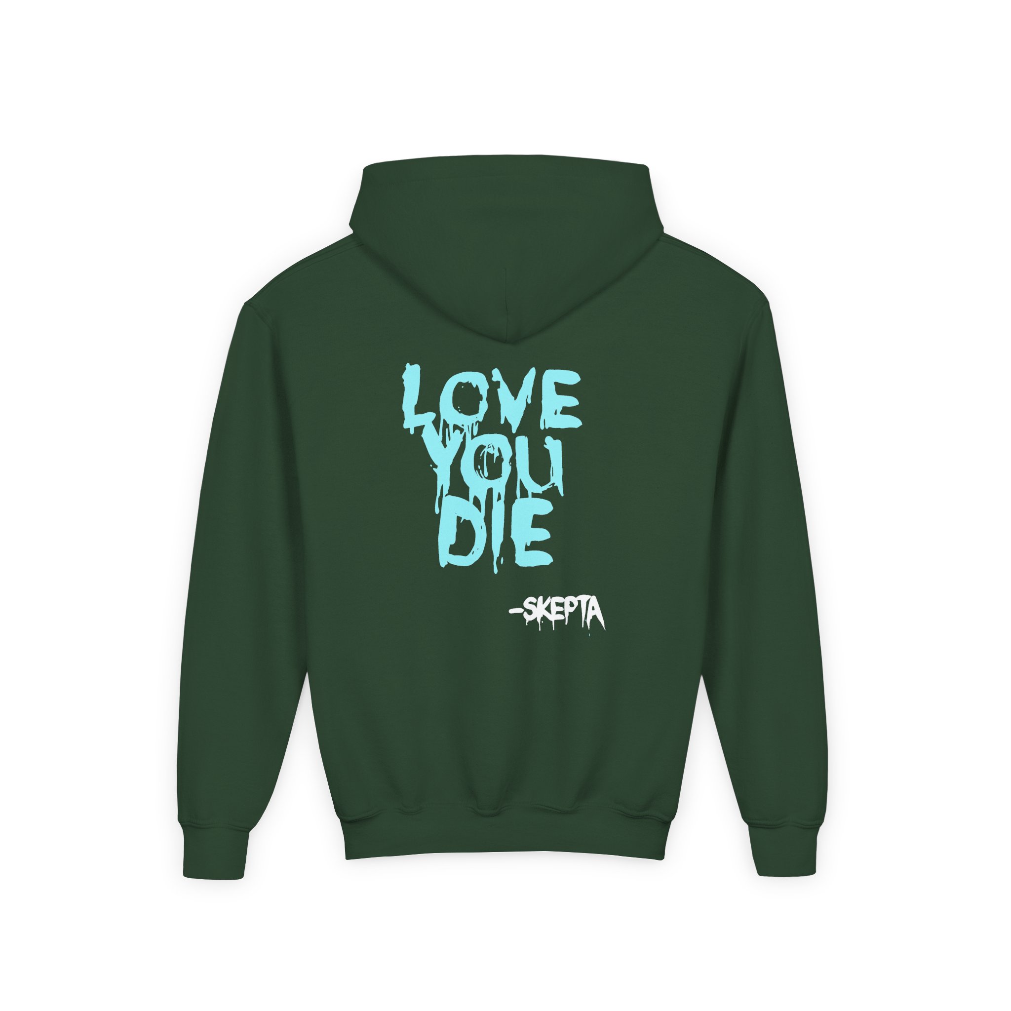 Sk Joseph Olaitan Adenuga Jr Youth Heavy Blend Hooded Sweatshirt - Image 4