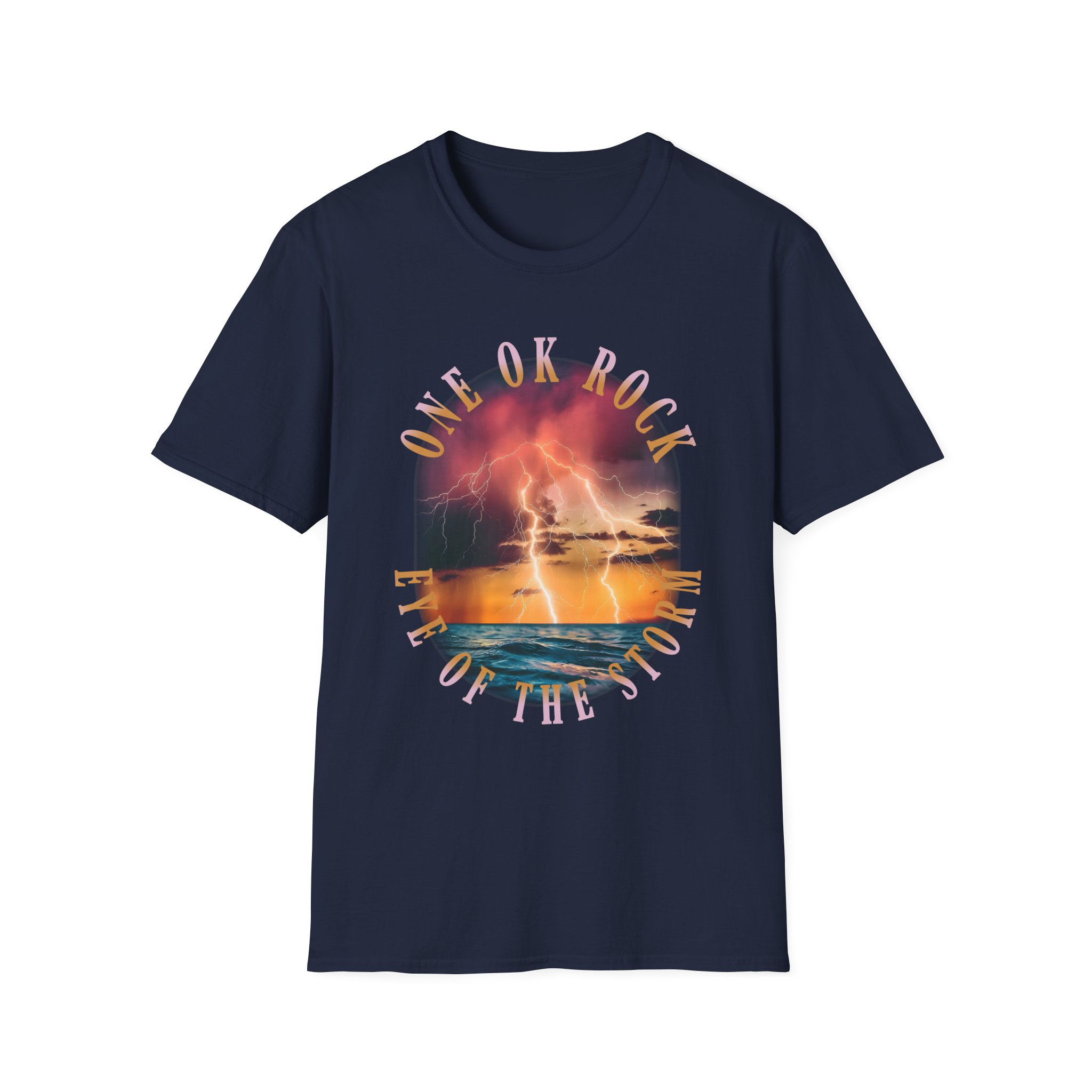 One Ok Rock Vintage Storm Unisex Softstyle T-shirt - Image 9