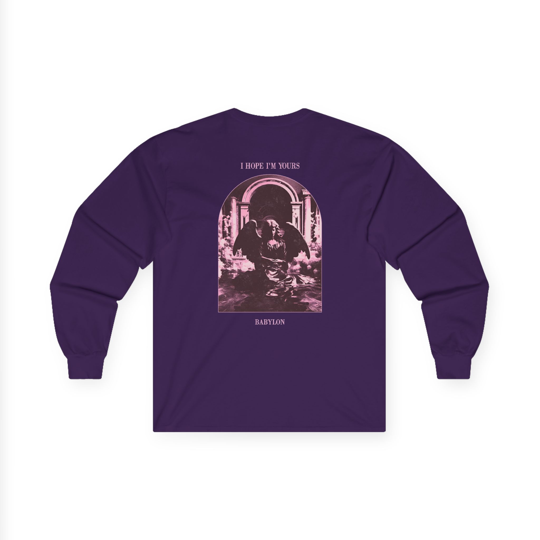 Babylon Mineral Wash Unisex Ultra Cotton Long Sleeve Tee - Image 9