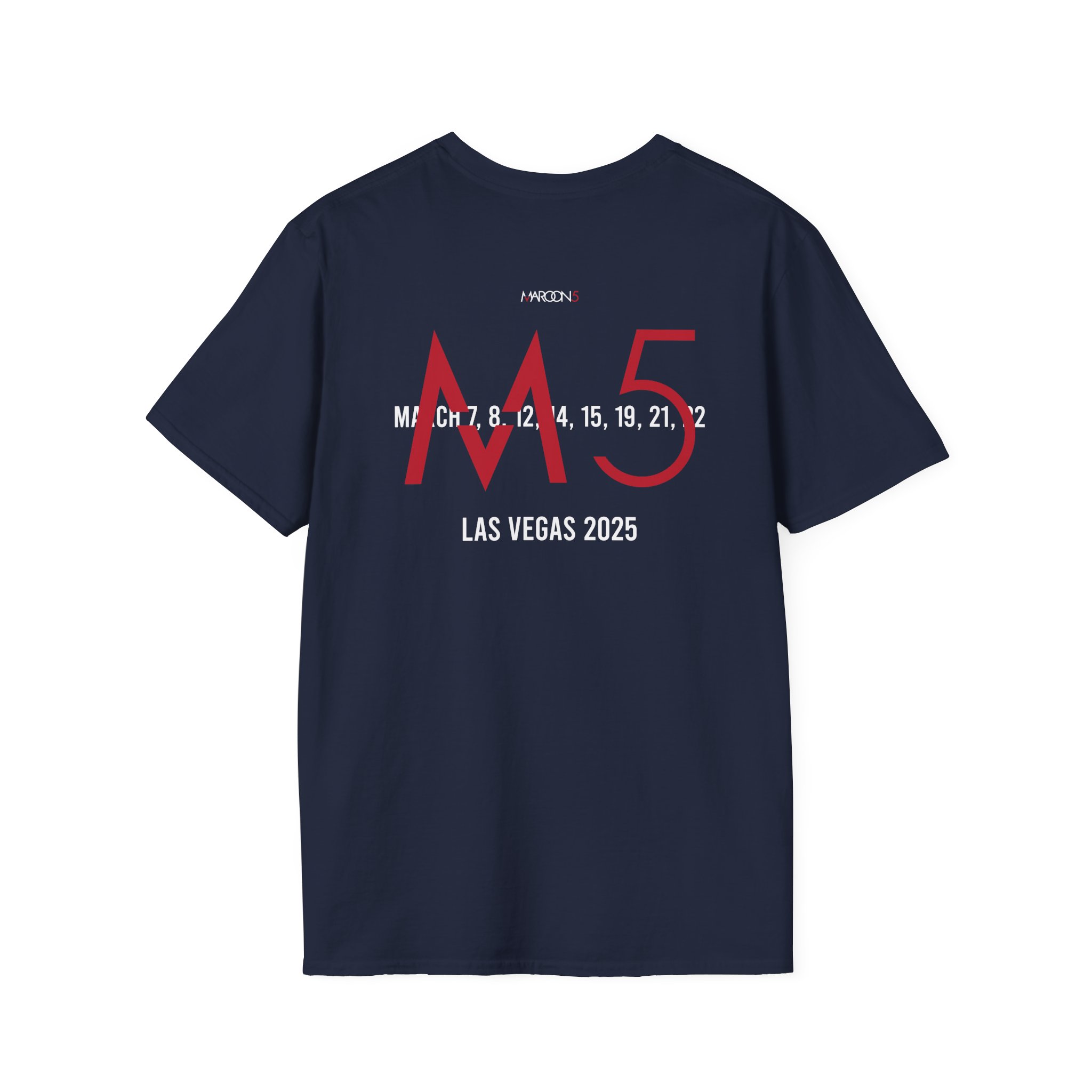 Adam Levine M5LV Distressed Unisex Softstyle T-Shirt - Image 10