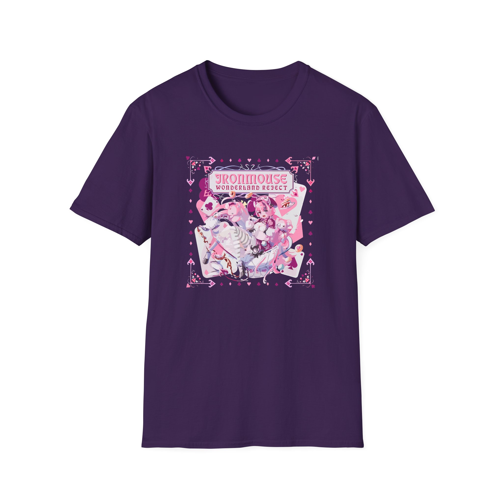 Ironmouse Wonderland Reject Unisex Softstyle T-Shirt - Image 11