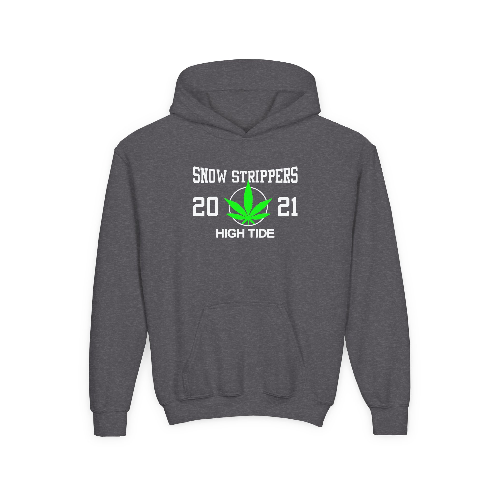 Youth Snow Strippers Heavy Blend Hooded Sweatshirt - Image 9