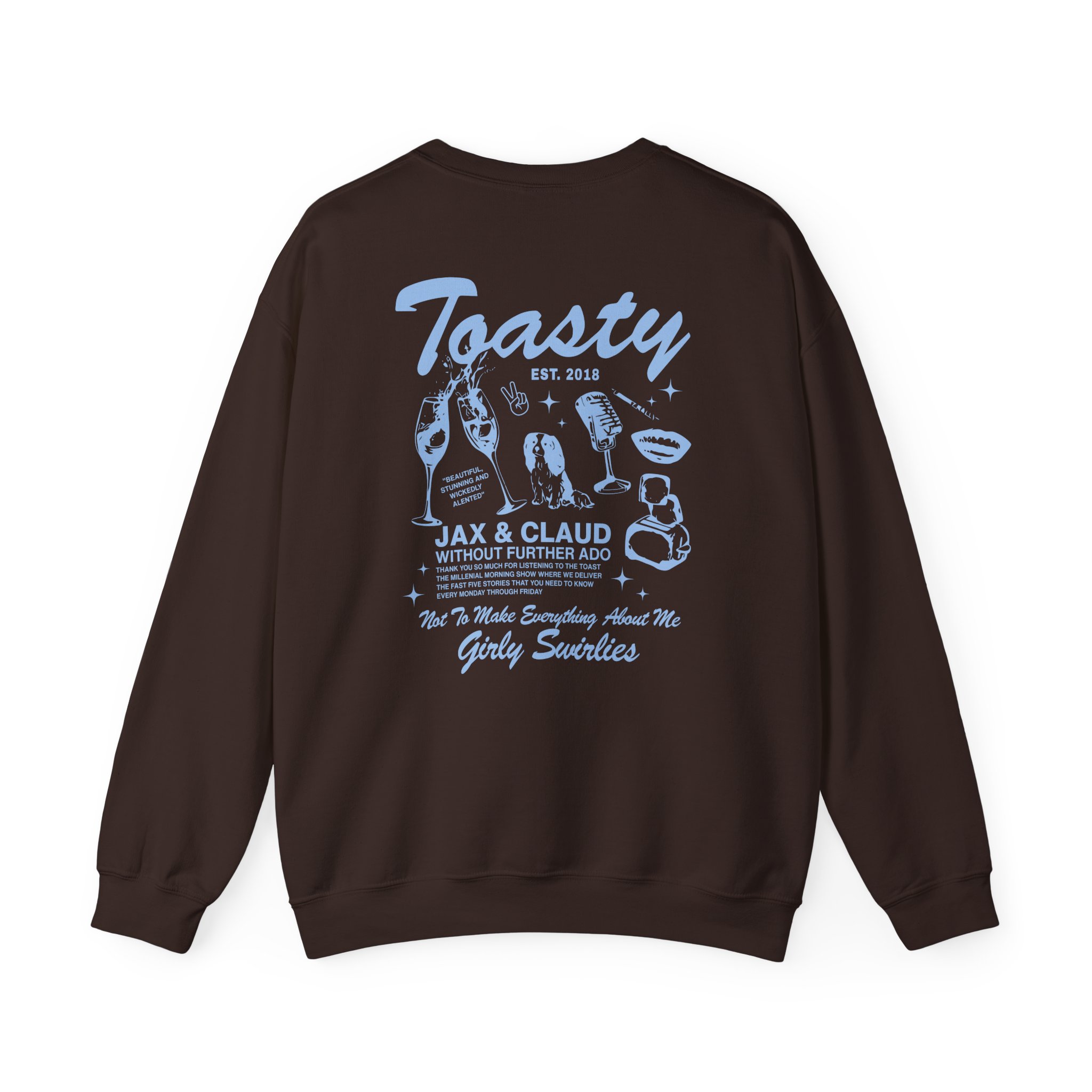 The Toast Toasty Boyfriend Unisex Heavy Blend™ Crewneck Sweatshirt - Image 12