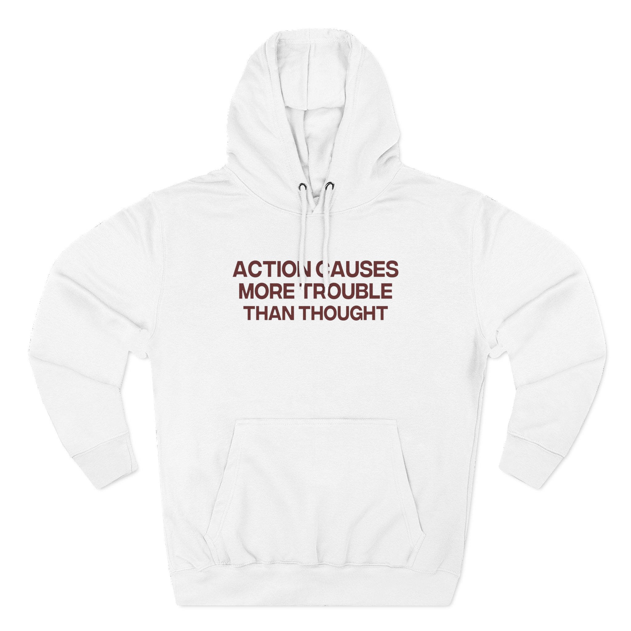 Jenny Holzer Action Causes More Trouble Than Thought Three-Panel Fleece Hoodie