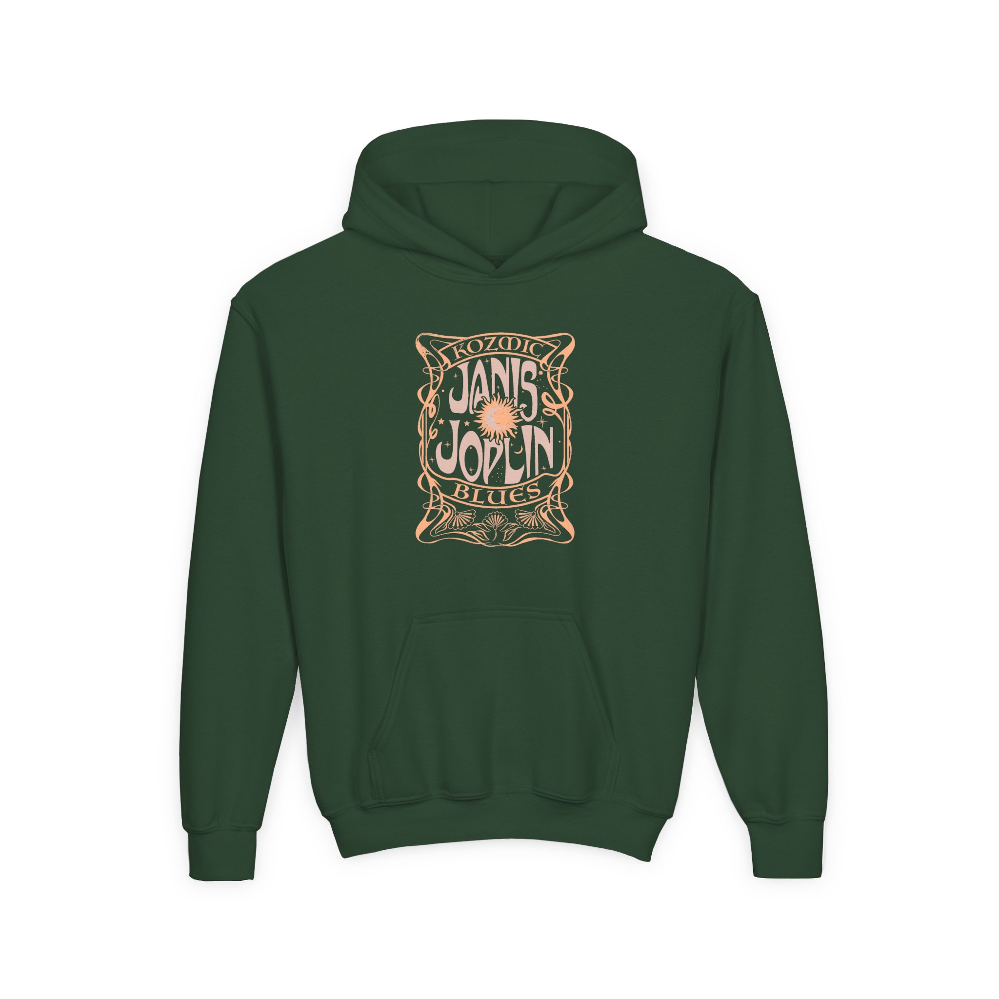 Janis Joplin Kozmic Youth Heavy Blend Hooded Sweatshirt - Image 7
