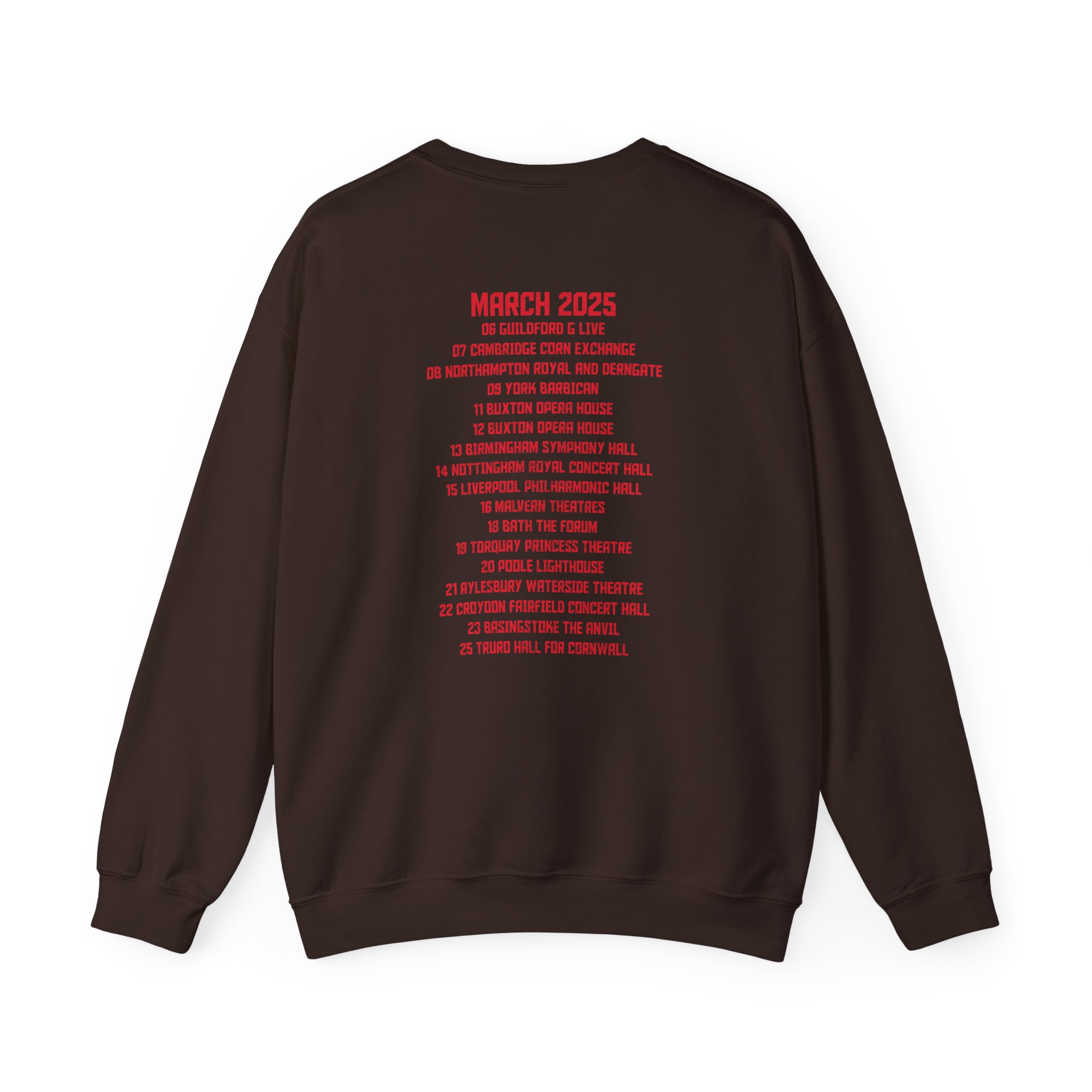 Levellers 2025 March We the Collective Tour Unisex Heavy Blend™ Crewneck Sweatshirt - Image 4