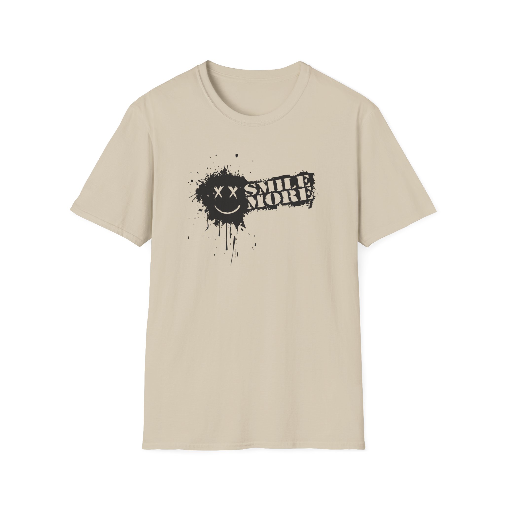 Roman Atwood Smile More Splatter Unisex Softstyle T-Shirt - Image 5