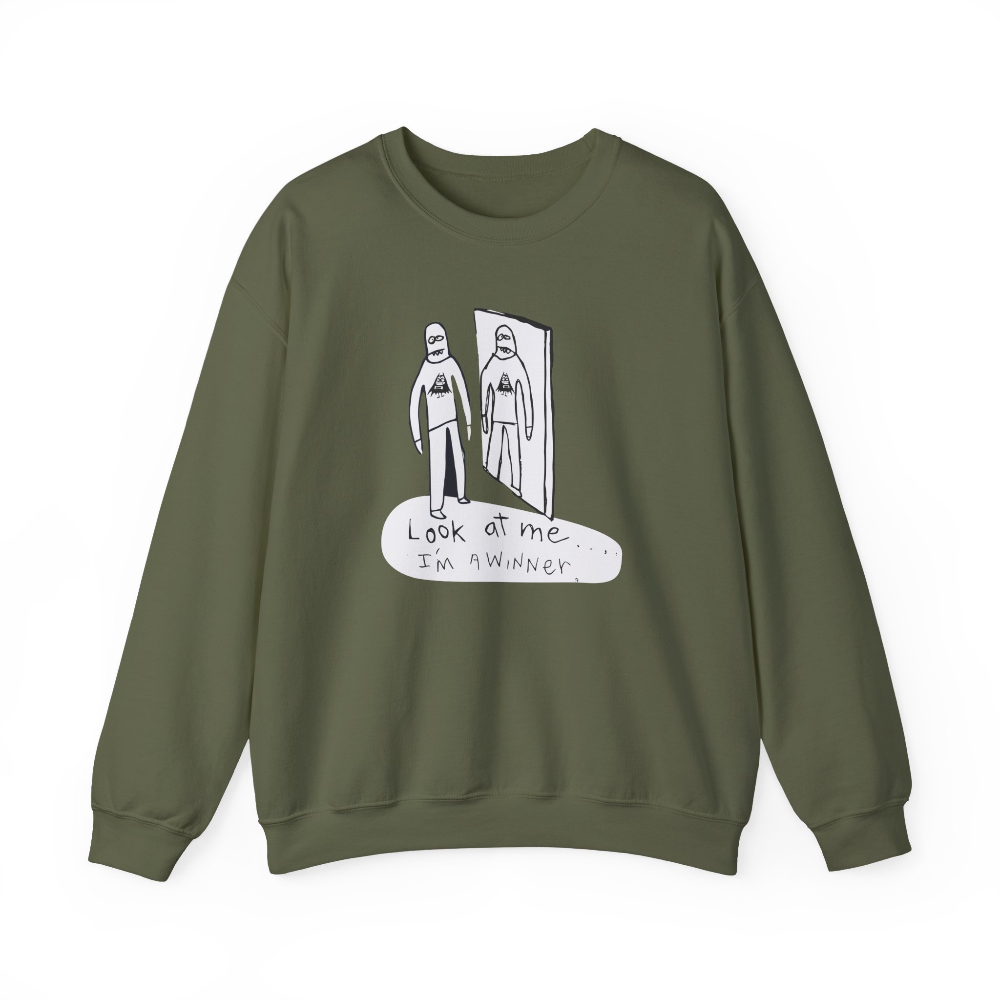 The Aquabats Look at Me. I'm a Winner! Unisex Heavy Blend™ Crewneck Sweatshirt - Image 7