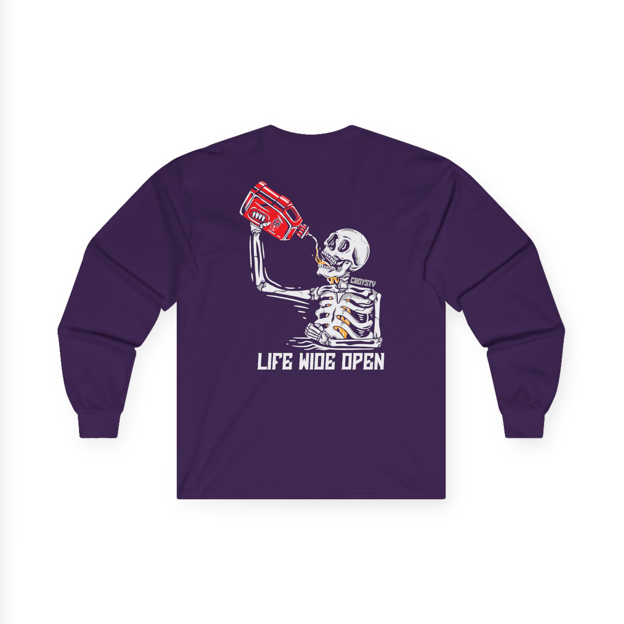 Cboystv Soul Fuel Unisex Ultra Cotton Long Sleeve Tee - Image 16