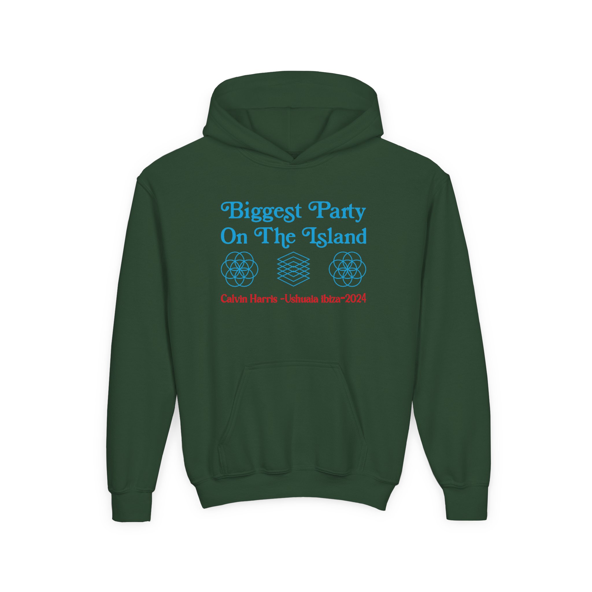 Youth Calvin Harris Ushuaia Higher Level Heavy Blend Hooded Sweatshirt - Image 11