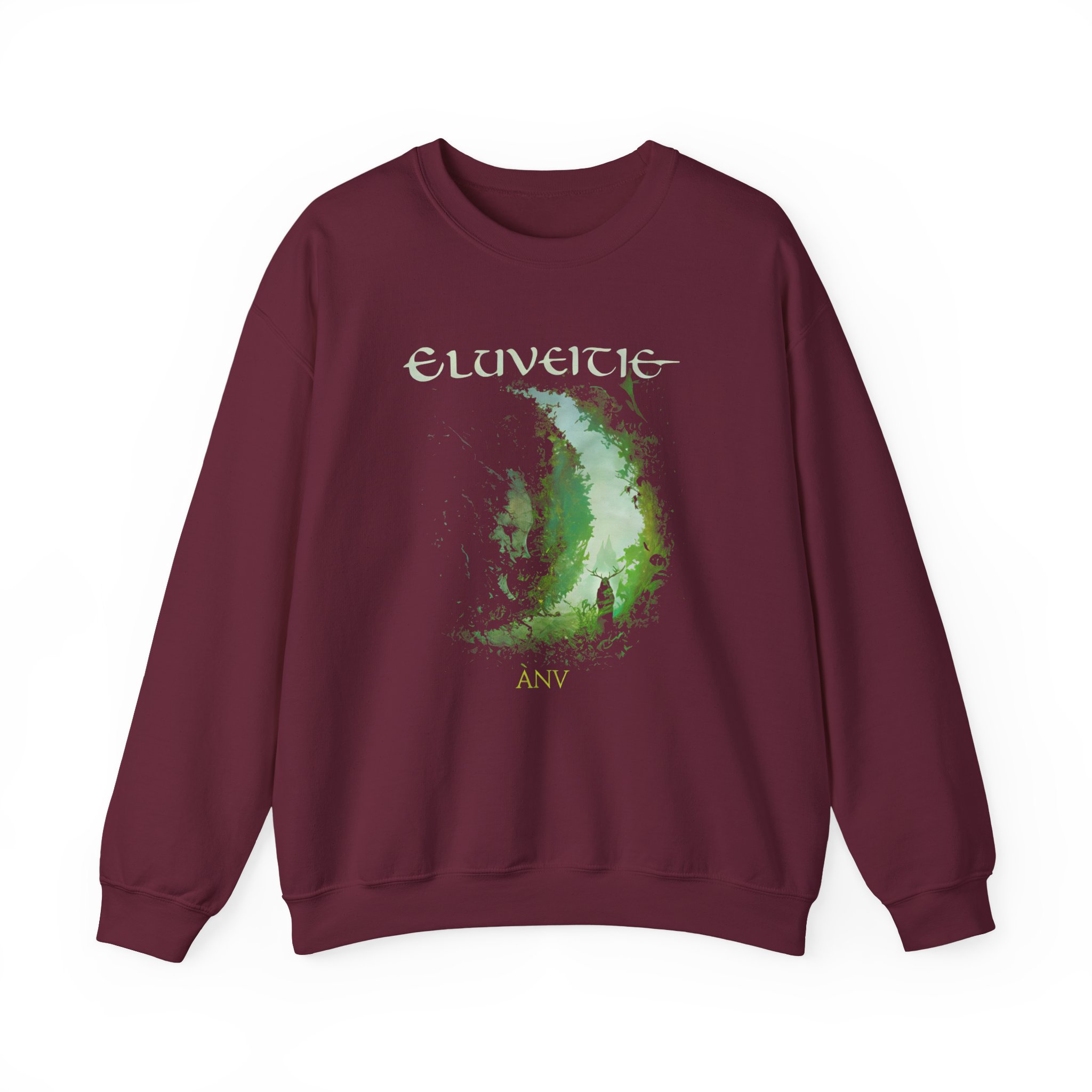 Eluveitie Anv Cover Unisex Heavy Blend™ Crewneck Sweatshirt - Image 3