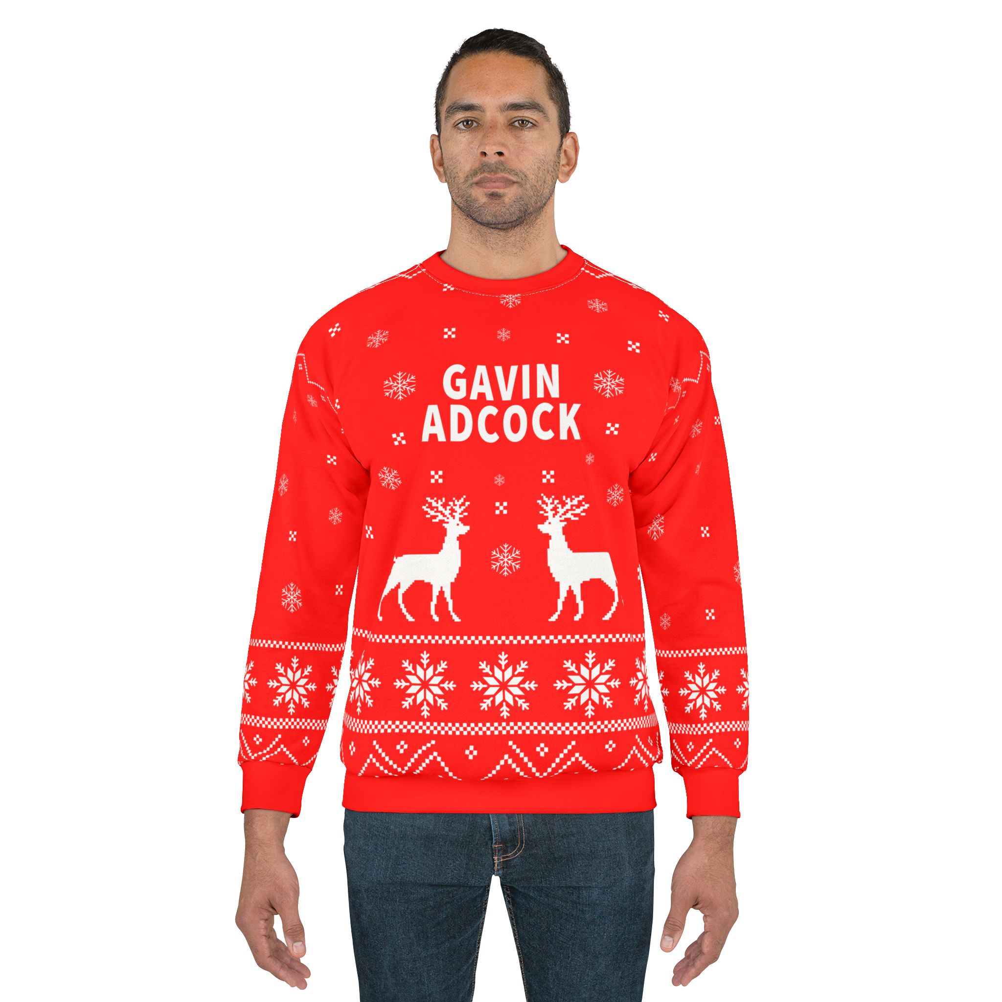 Gavin Adcock Unisex Sweatshirt (AOP) - Image 3