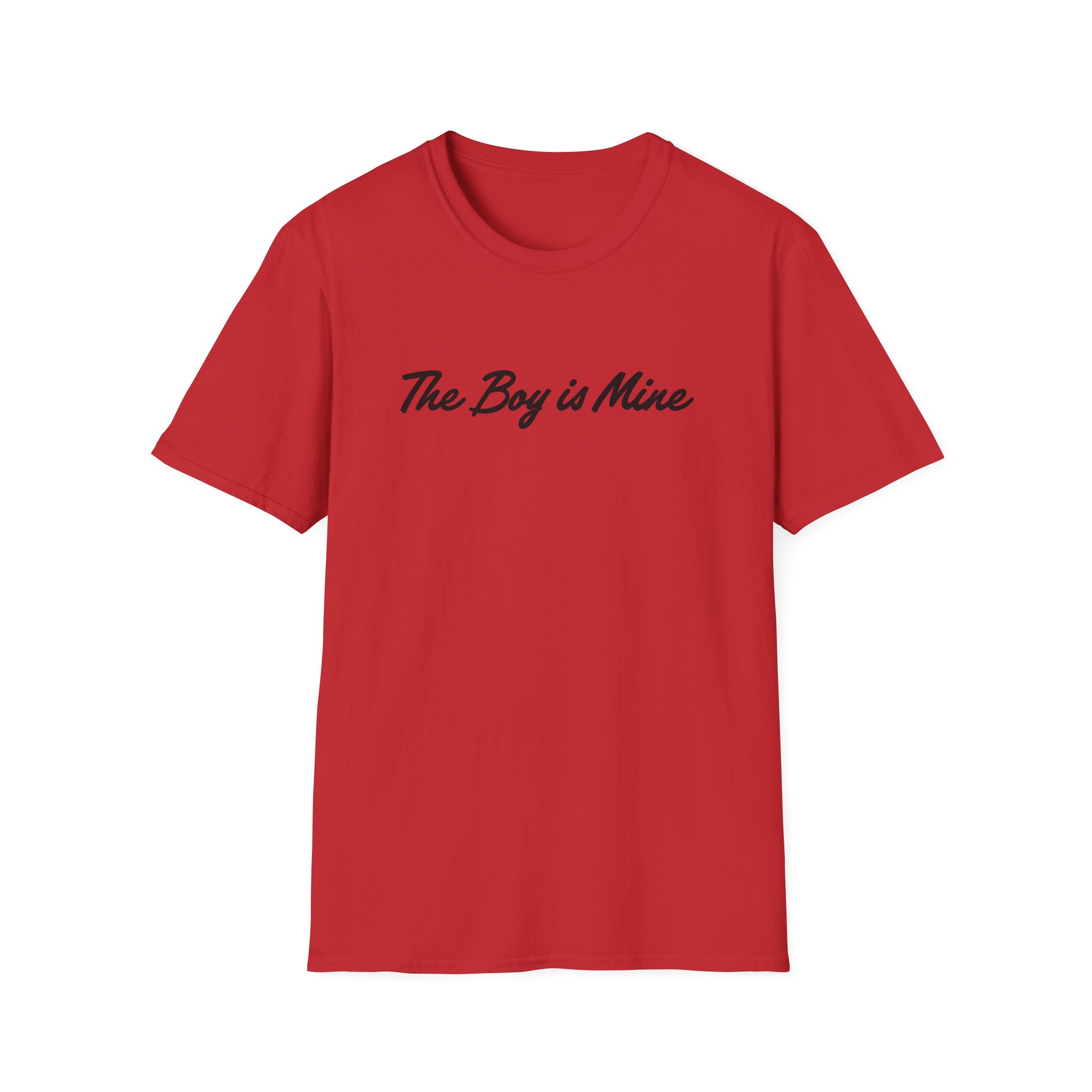 AG the boy is mine Unisex Softstyle T-Shirt - Image 25