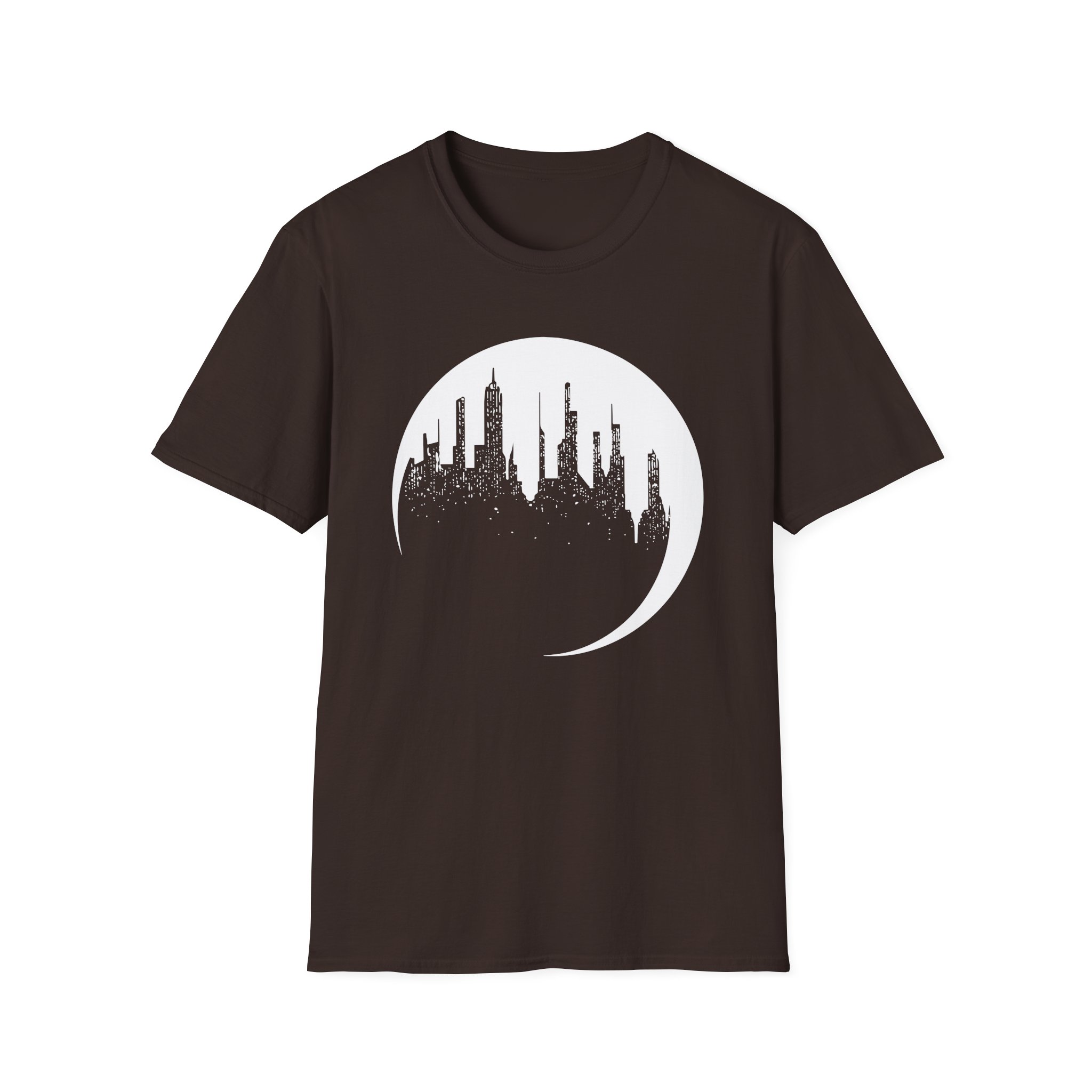 Dropout Unsleeping City Glow-In-The-Dark Unisex Softstyle T-Shirt - Image 5