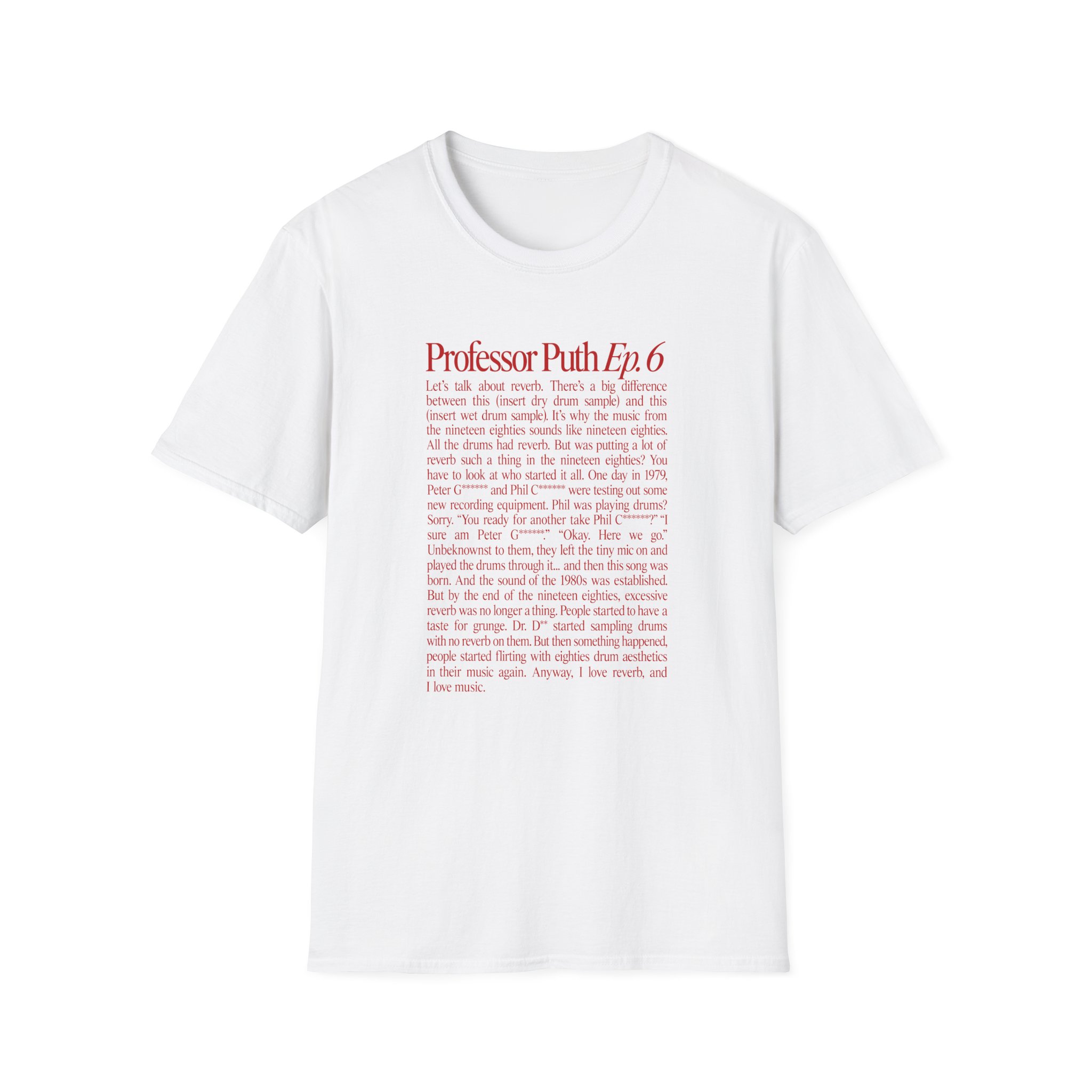 Charlie Puth Professor Puth Unisex Softstyle T-shirt