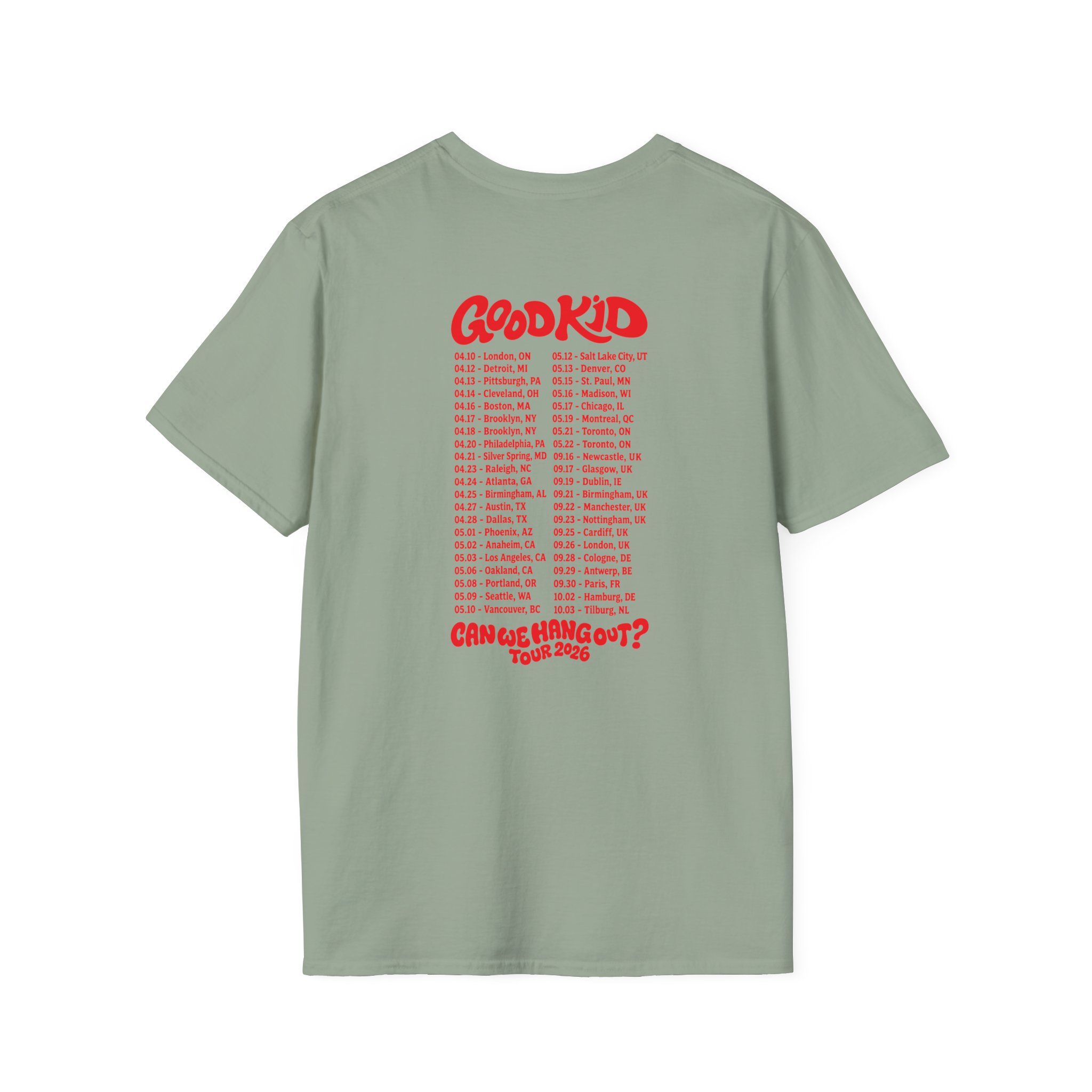 Good Kid Can We Hang Out Unisex Softstyle T-Shirt - Image 14