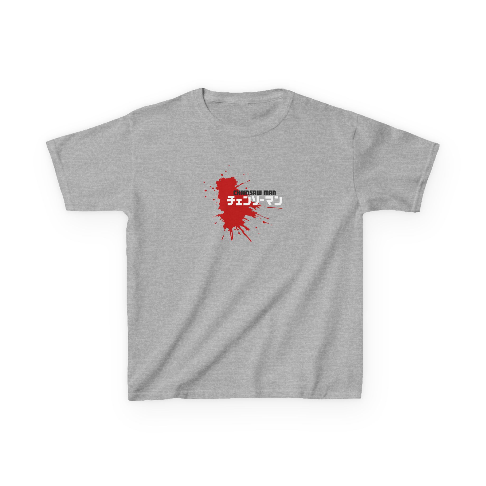 Chainsaw Man Power Grey Melange Kids Heavy Cotton™ Tee