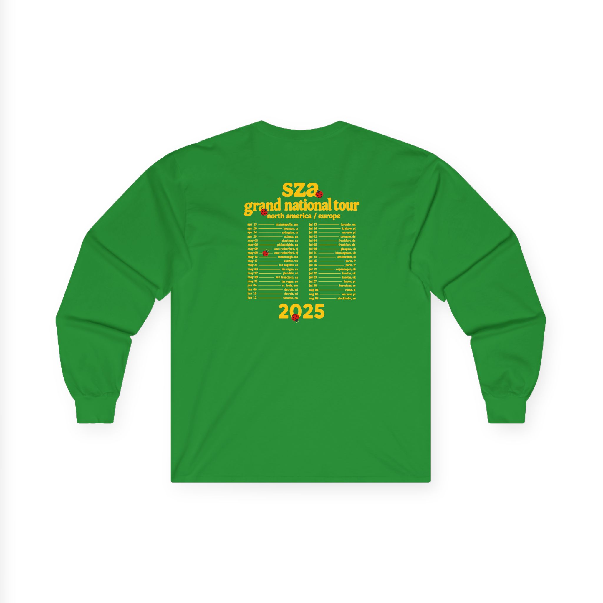 Sza Sos I Heart Sza Camo Unisex Ultra Cotton Long Sleeve Tee - Image 2