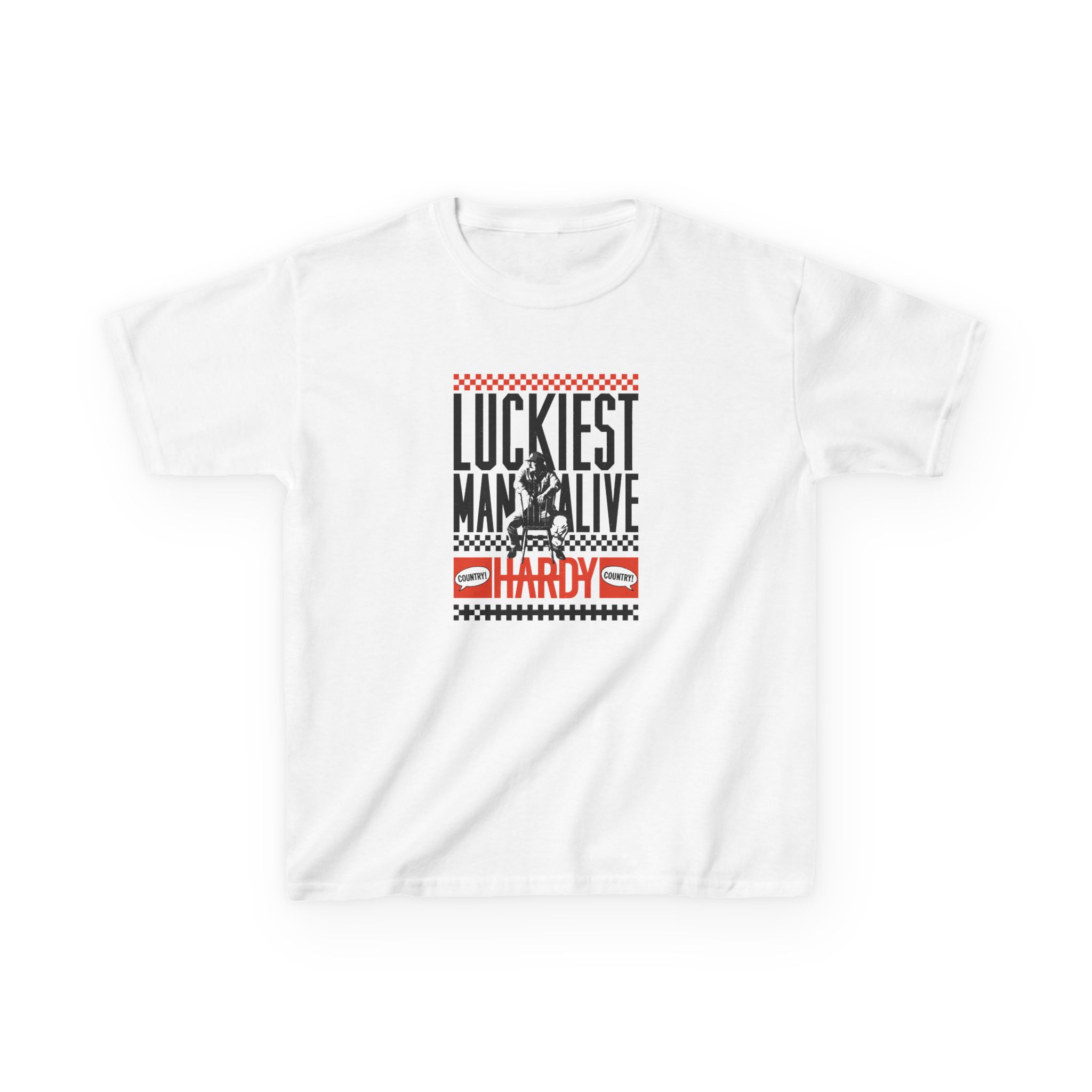 Hd Luckiest Man Alive Kids Heavy Cotton™ Tee