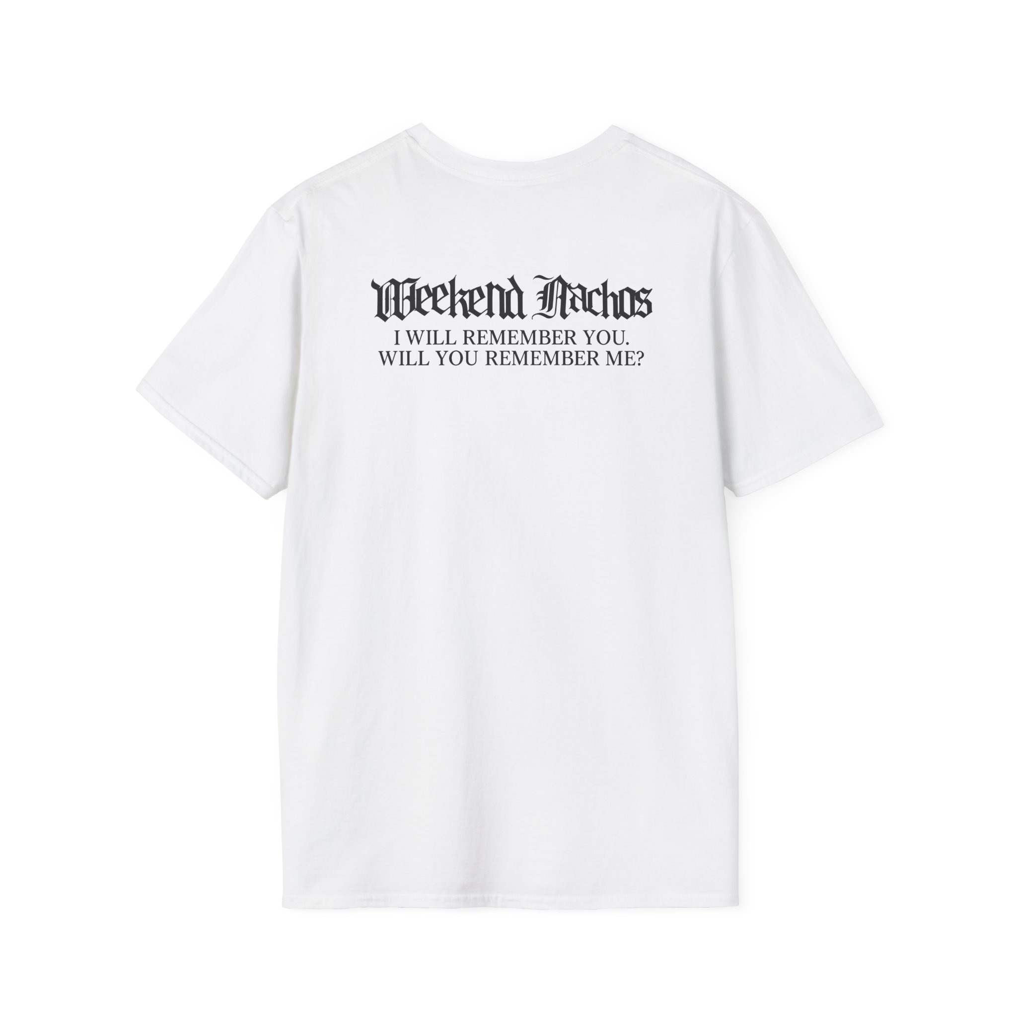 Weekend Nachos Sarah Unisex Softstyle T-Shirt - Image 4