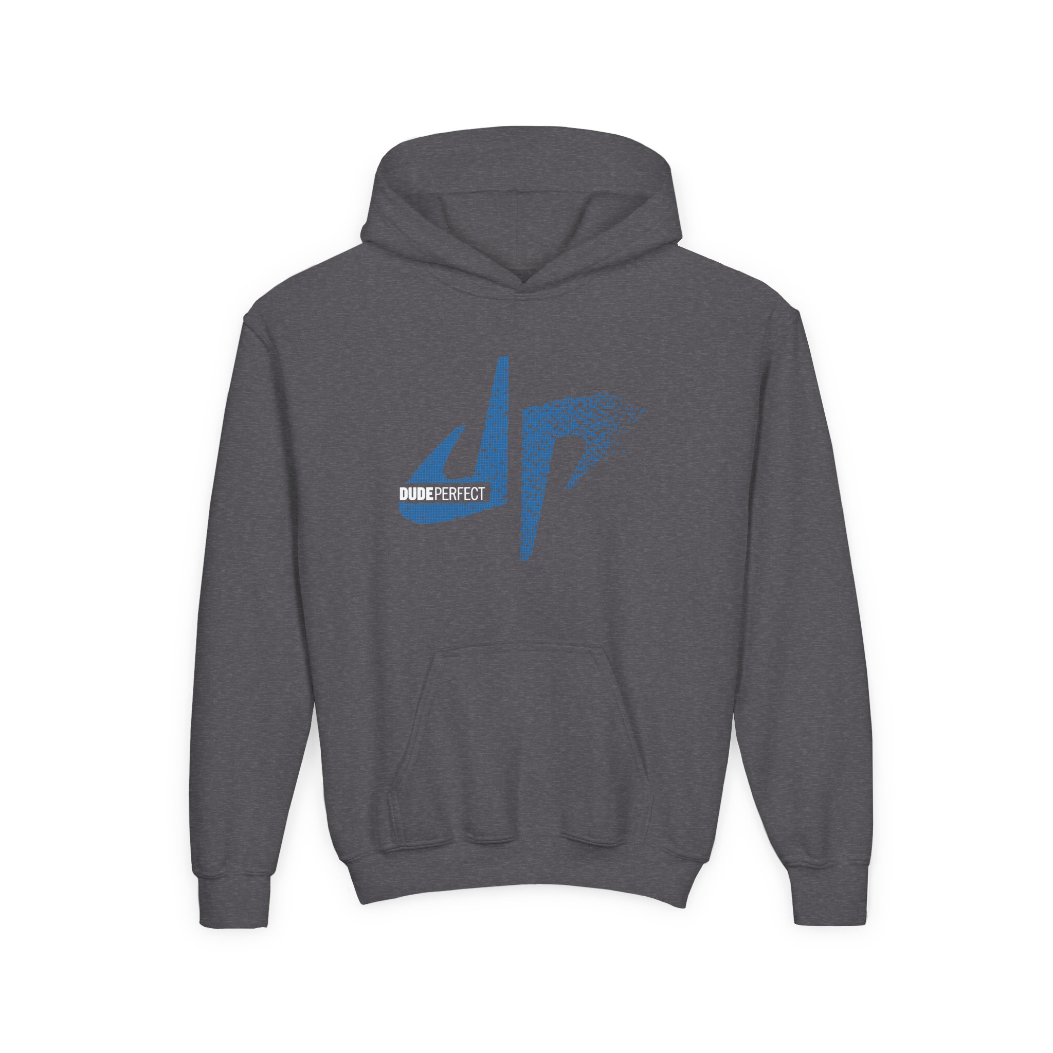Dude Perfect Pixel Youth Heavy Blend Hooded Sweatshirt - Image 7