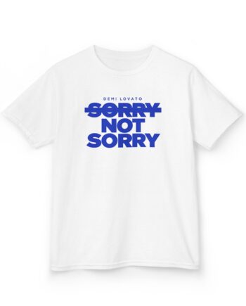 D L Sorry Not Sorry Kids Heavy Cotton™ Tee