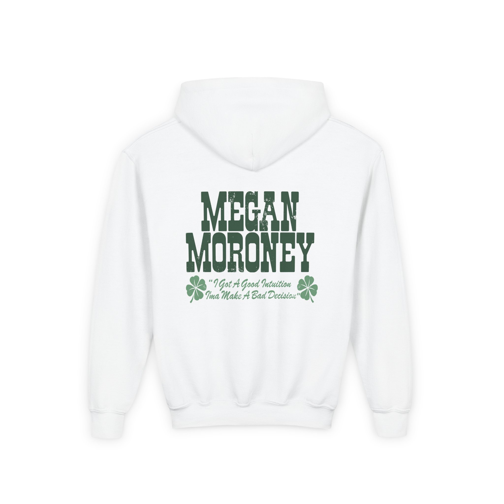 Megan Moroney Lucky Portrait Youth Heavy Blend Hooded Sweatshirt - Image 2