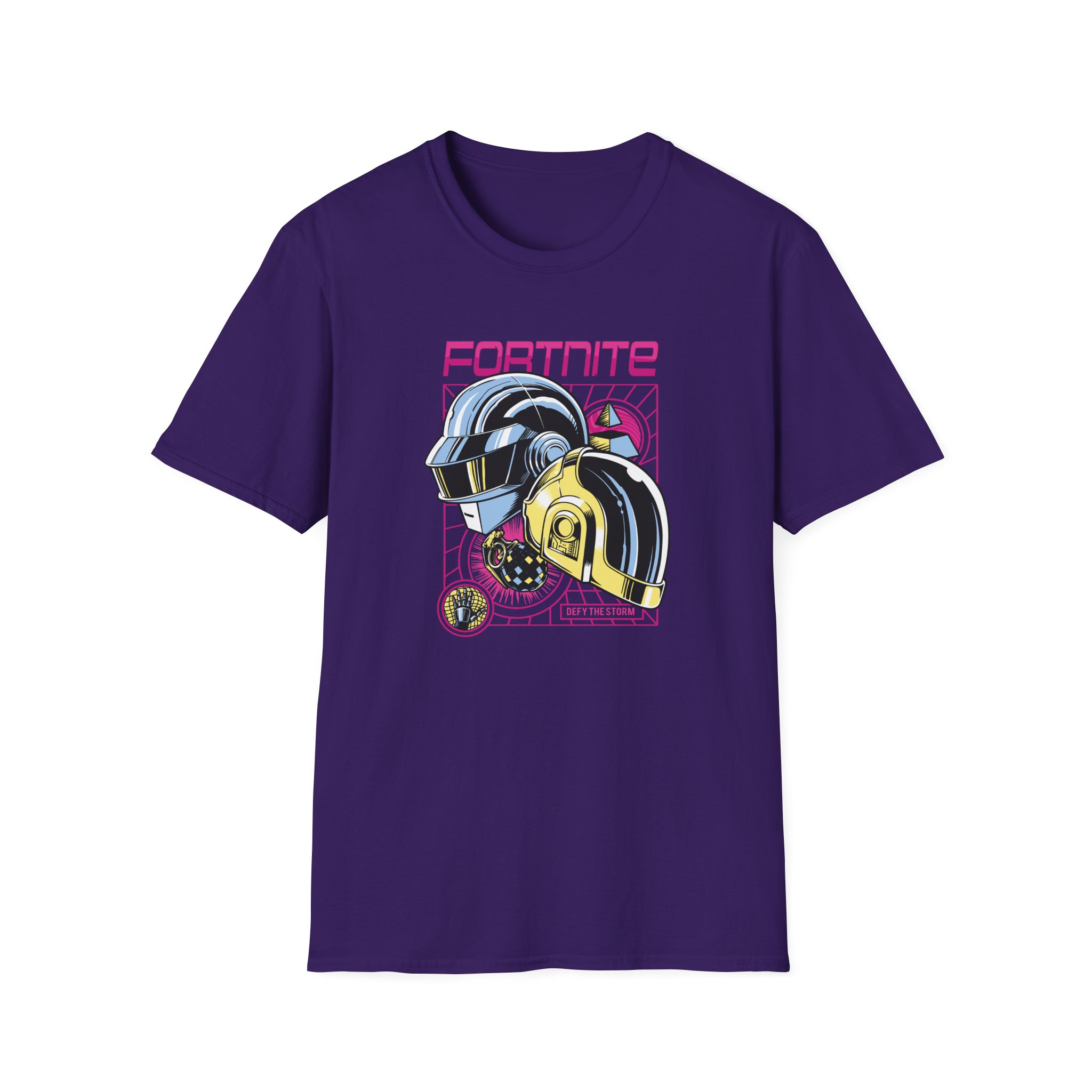 Daft Punk Fortnite X Daft Punk Unisex Softstyle T-Shirt - Image 27