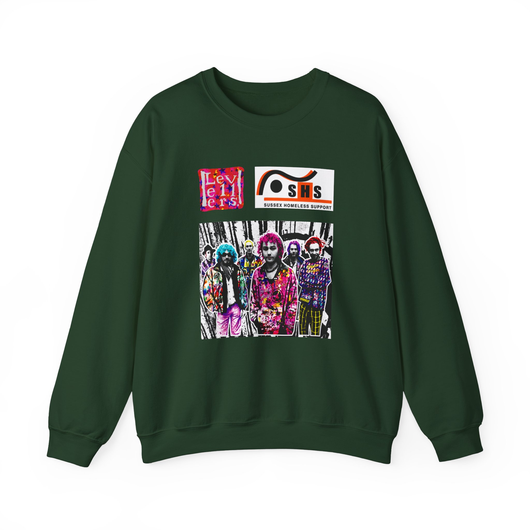 Levellers Postman Print Unisex Heavy Blend™ Crewneck Sweatshirt - Image 7