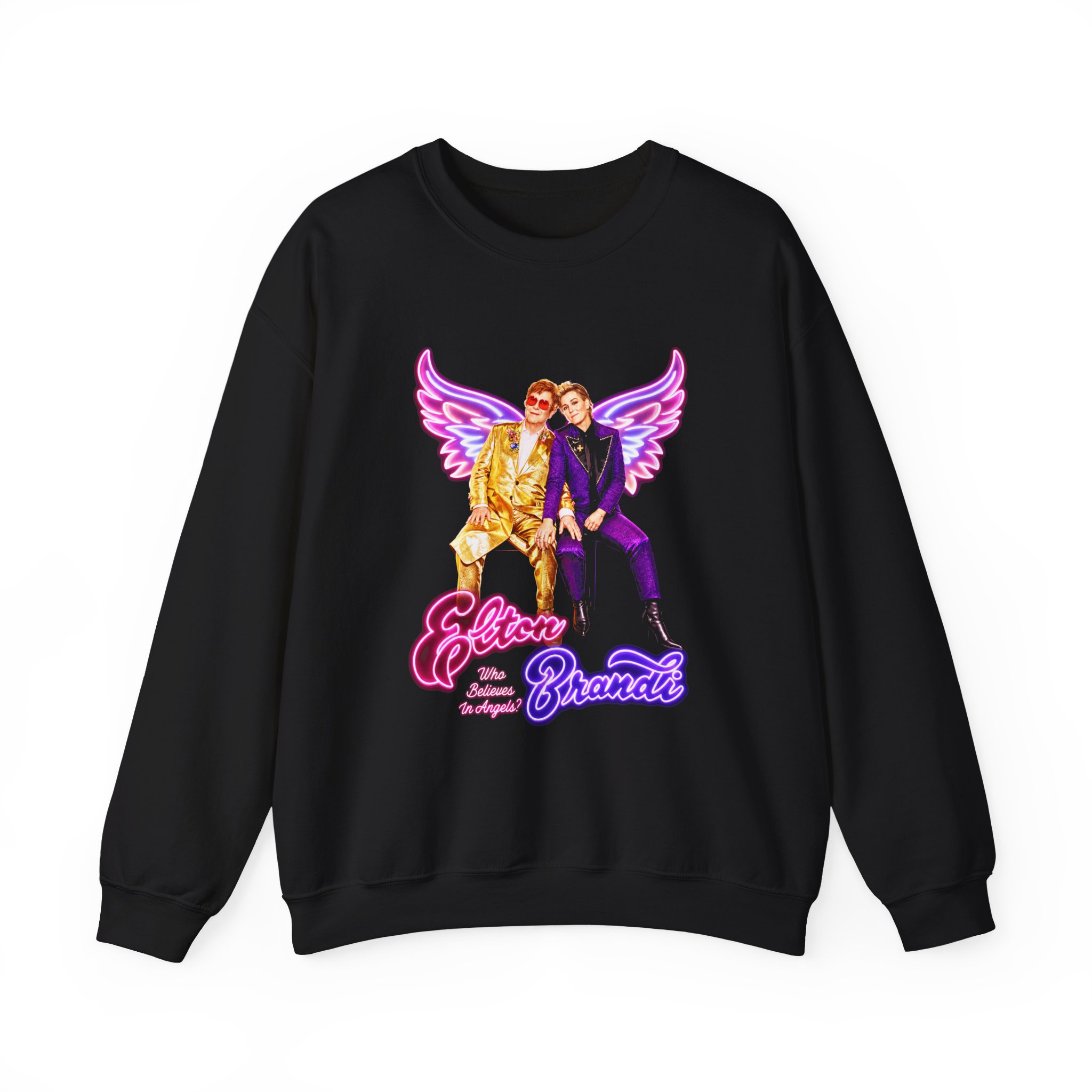 Ej Farewell Who Believes in Angels? Alternate Unisex Heavy Blend™ Crewneck Sweatshirt