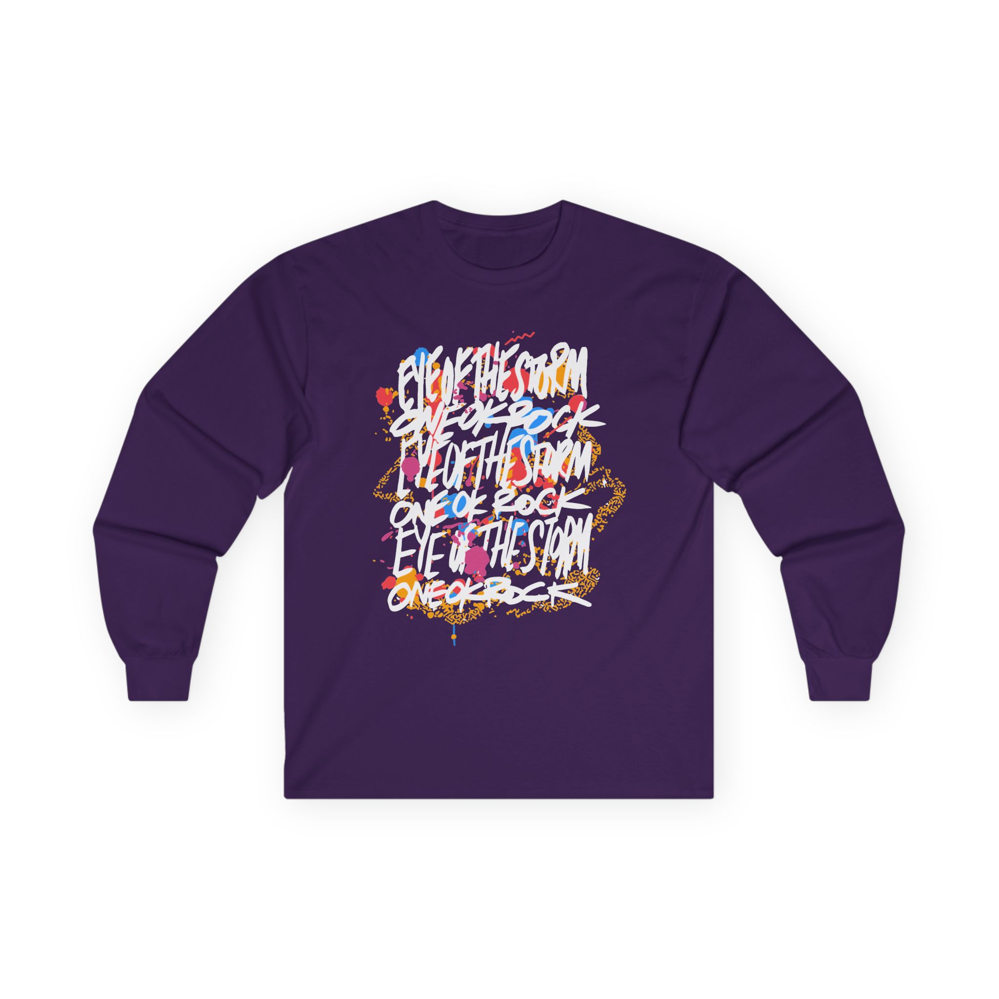 One Ok Rock Painted Storm Unisex Ultra Cotton Long Sleeve Tee - Image 15