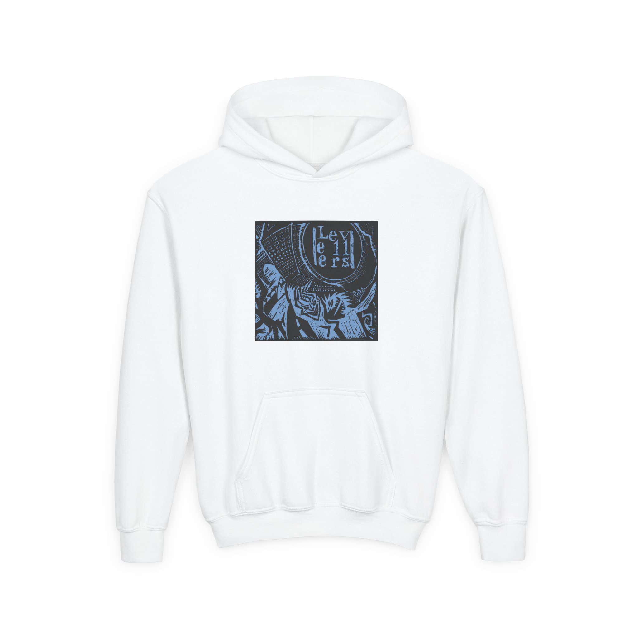 Levellers Levelling The Land Youth Heavy Blend Hooded Sweatshirt