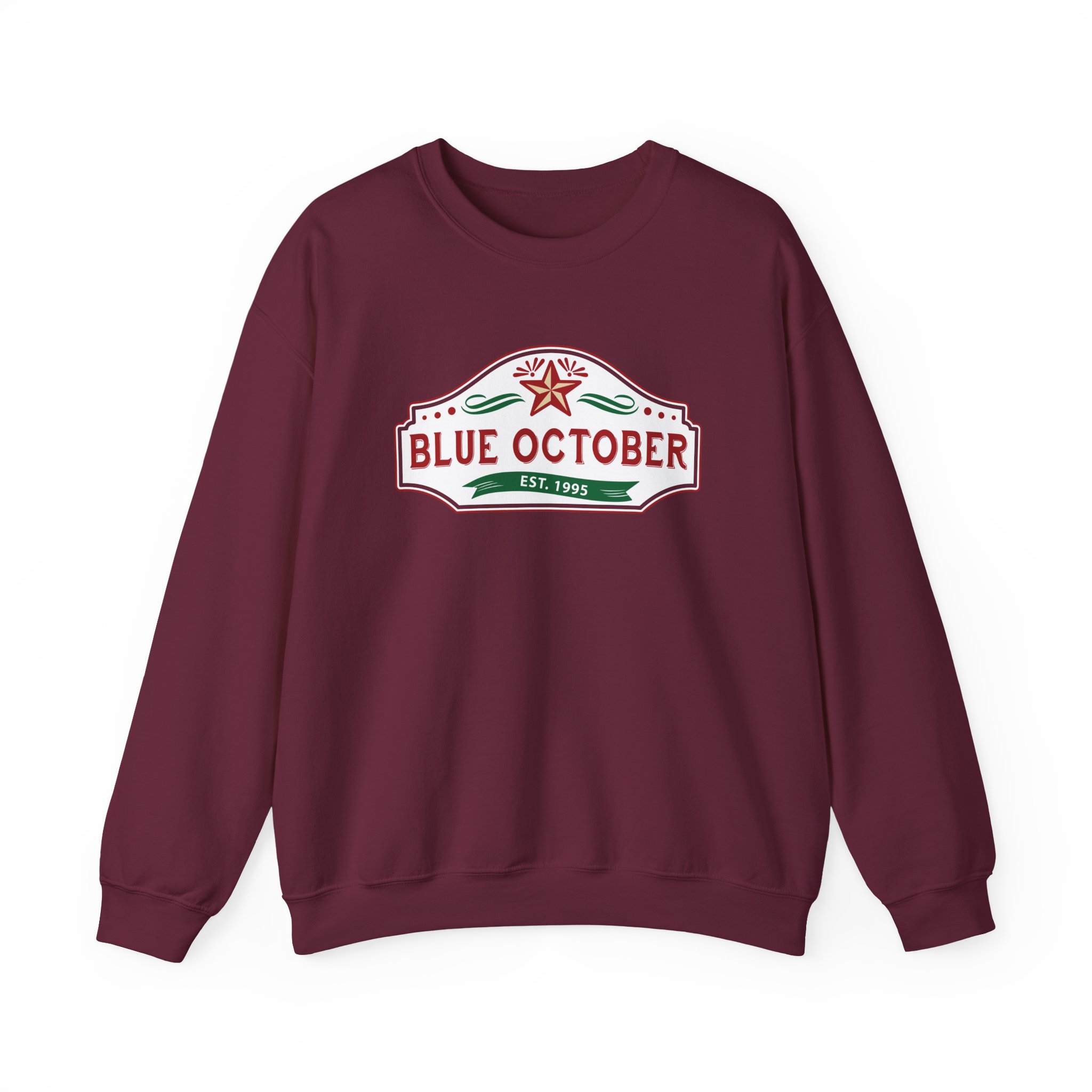 Blue October Est 1995 Unisex Heavy Blend™ Crewneck Sweatshirt - Image 3
