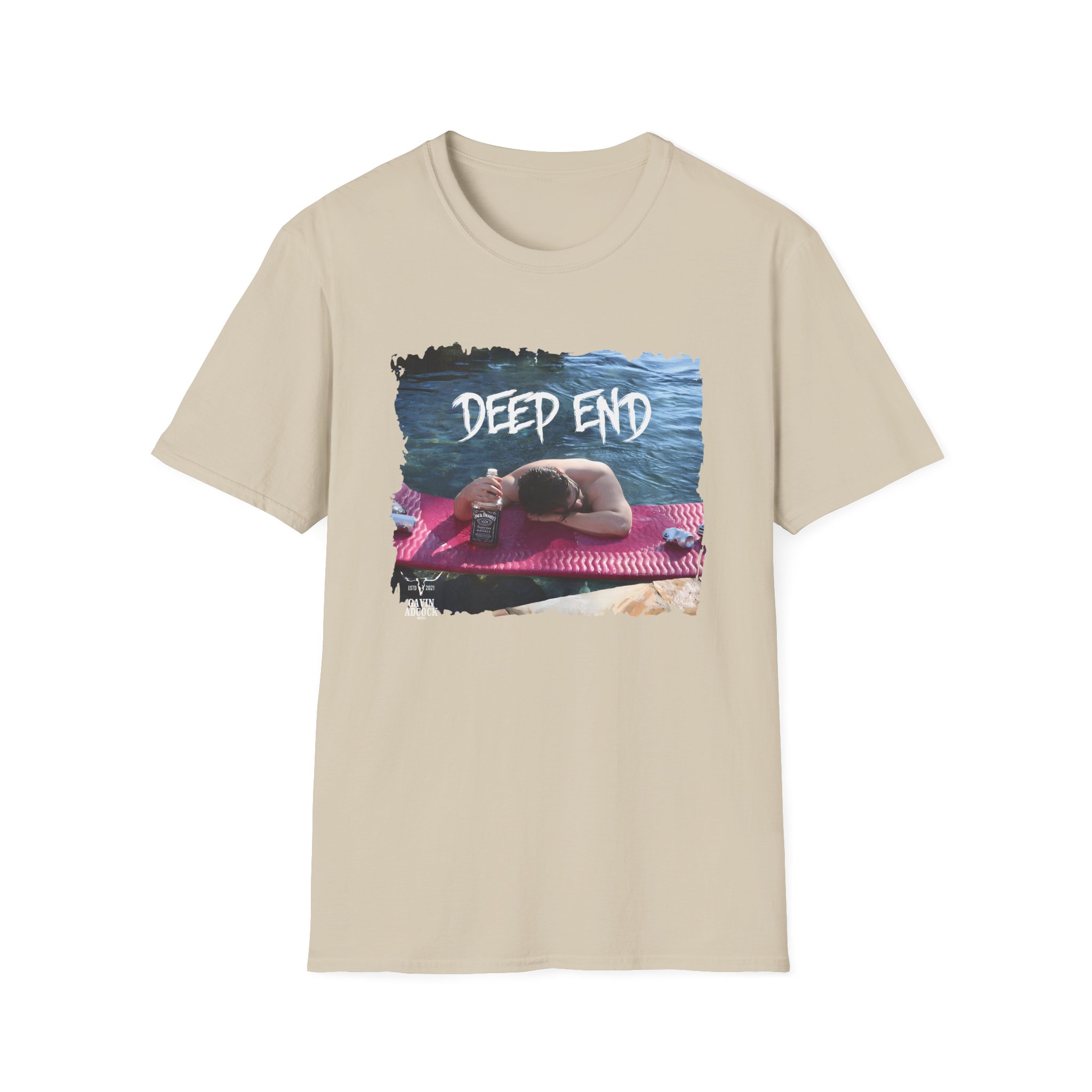 Gavin Adcock Deep End Unisex Softstyle T-Shirt - Image 3