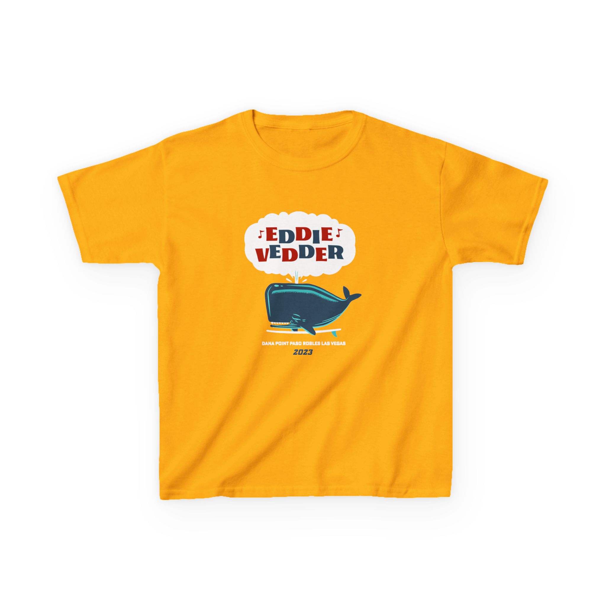 Eddie Vedder Whale Kids Heavy Cotton™ Tee - Image 7