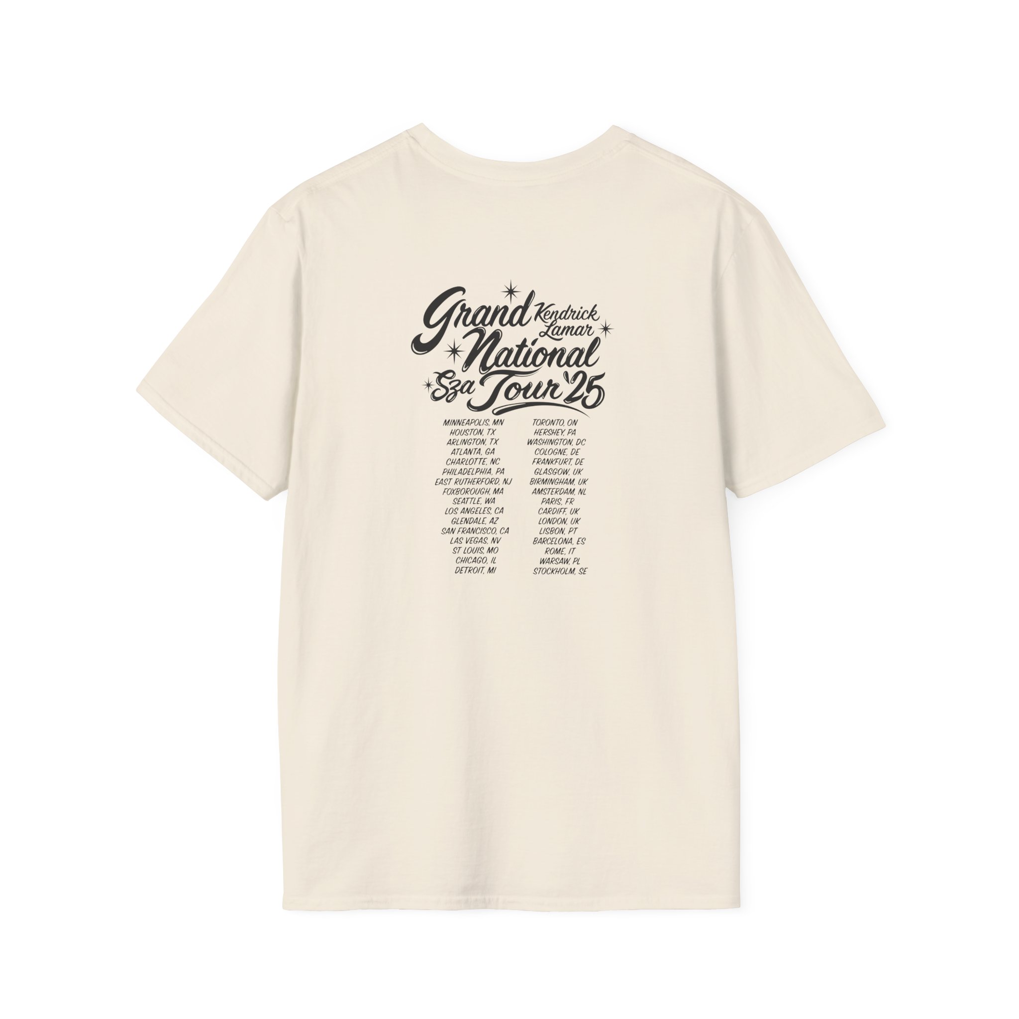 Sza Sos if This World Were Mine Grand National Tou Unisex Softstyle T-Shirt - Image 6