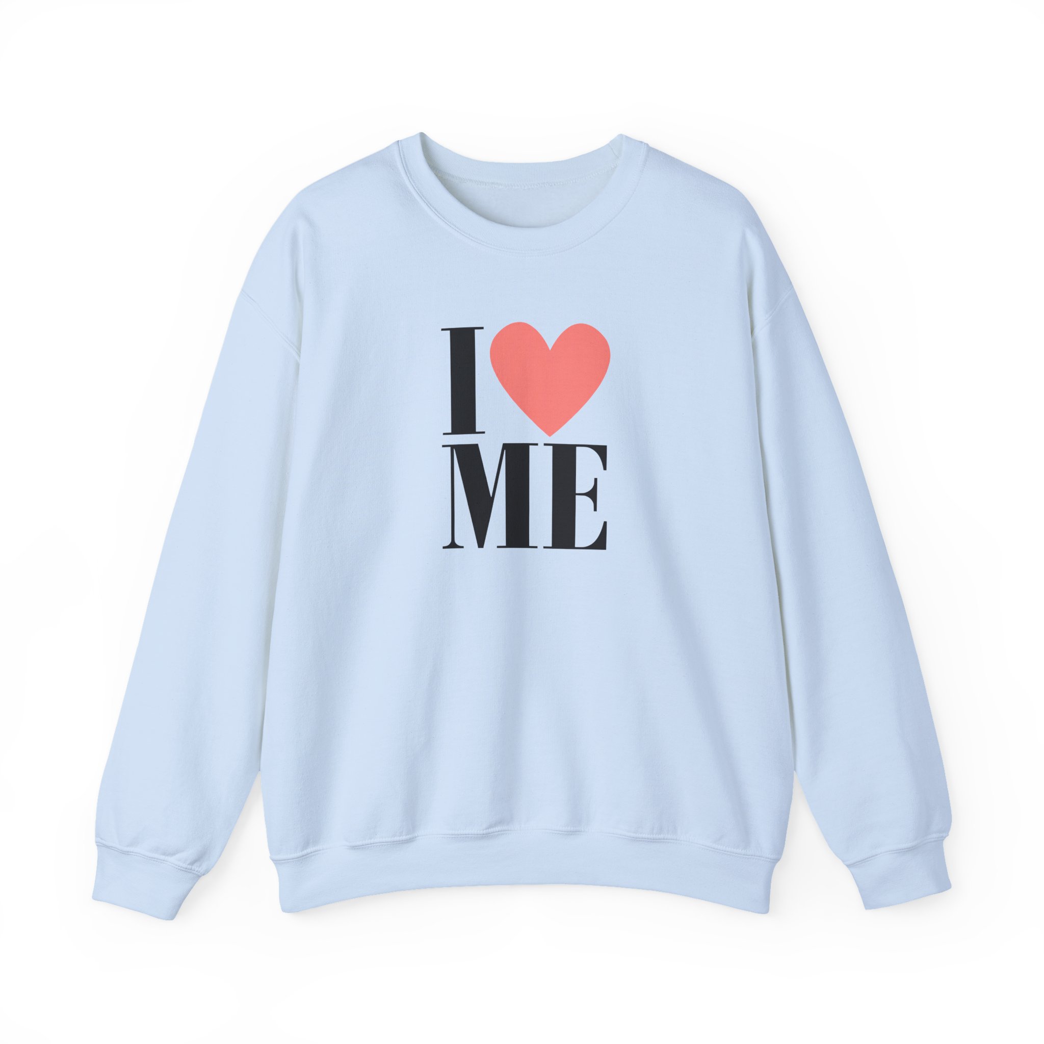 D L I Love Me Unisex Heavy Blend™ Crewneck Sweatshirt - Image 7