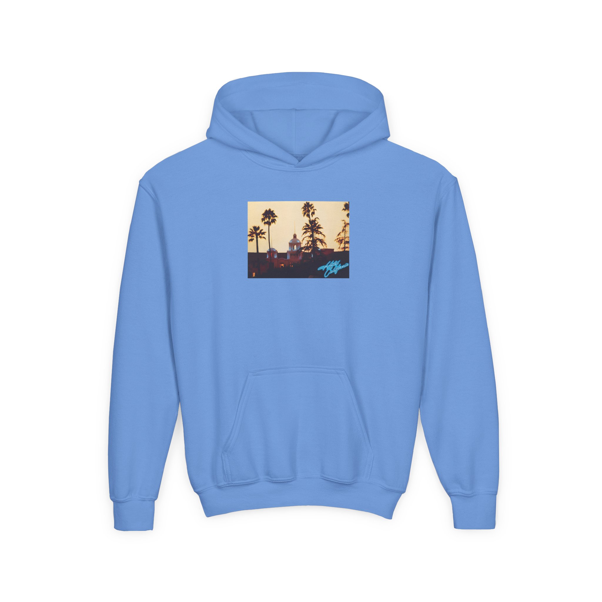 Youth The Eagles Hotel California Heavy Blend Hooded Sweatshirt - Image 15
