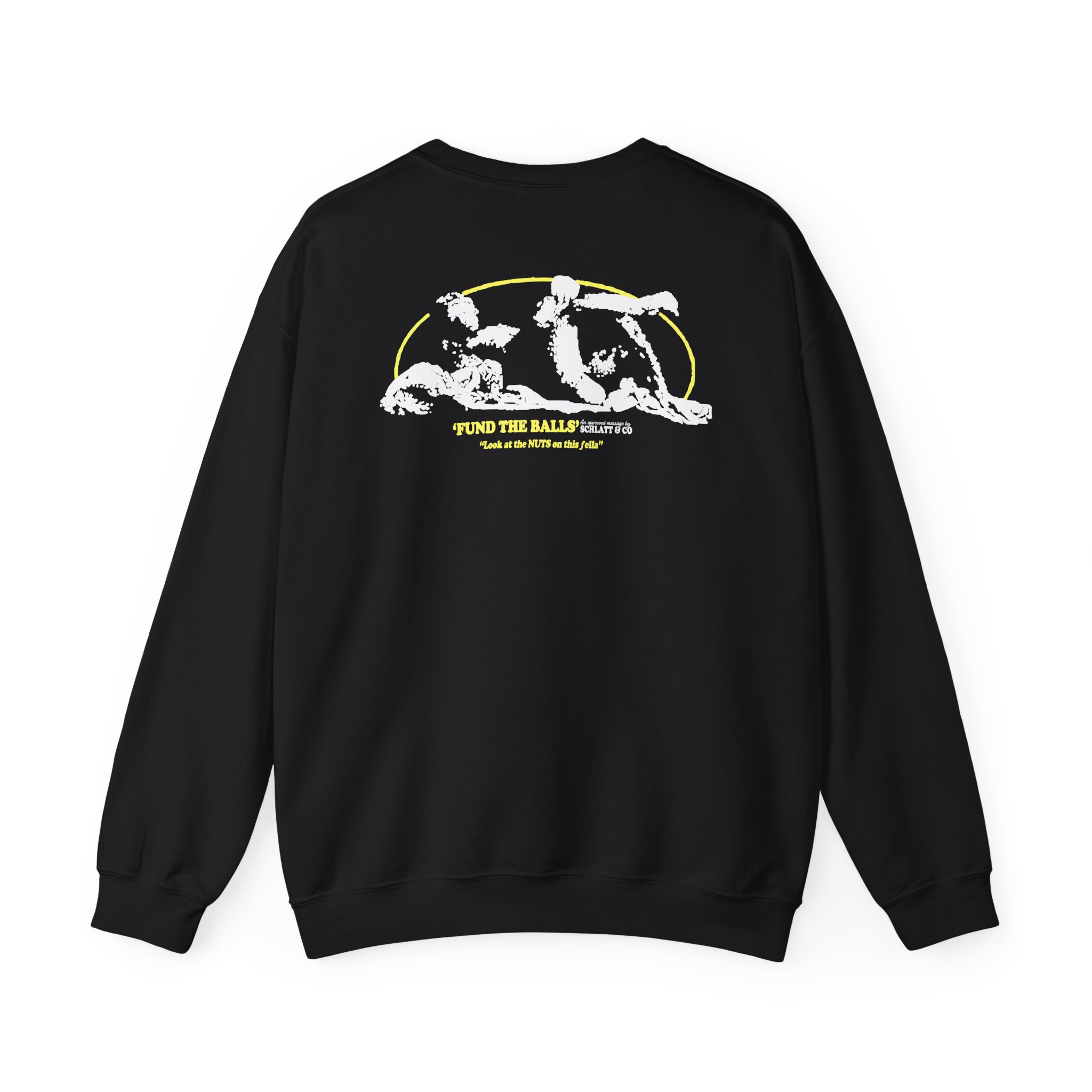 Jschlatt Thunder Balls Fun The Balls Unisex Heavy Blend™ Crewneck Sweatshirt - Image 2