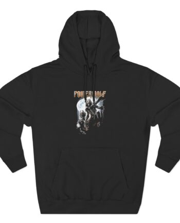 Powerwolf Army of the Night Three-Panel Fleece Hoodie