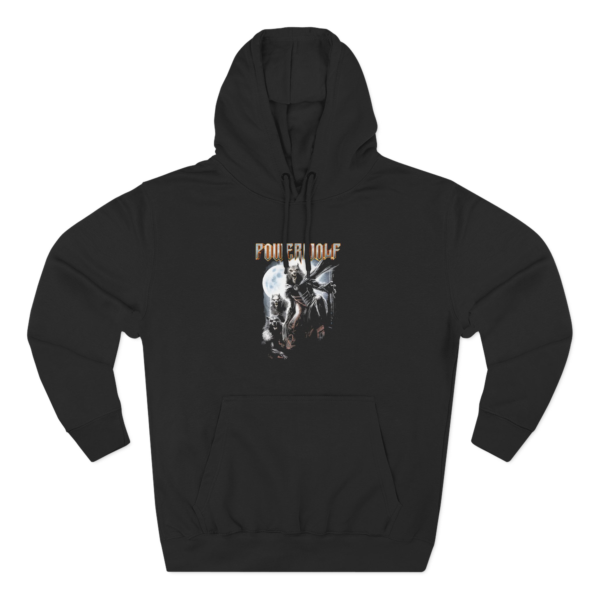 Powerwolf Army of the Night Three-Panel Fleece Hoodie
