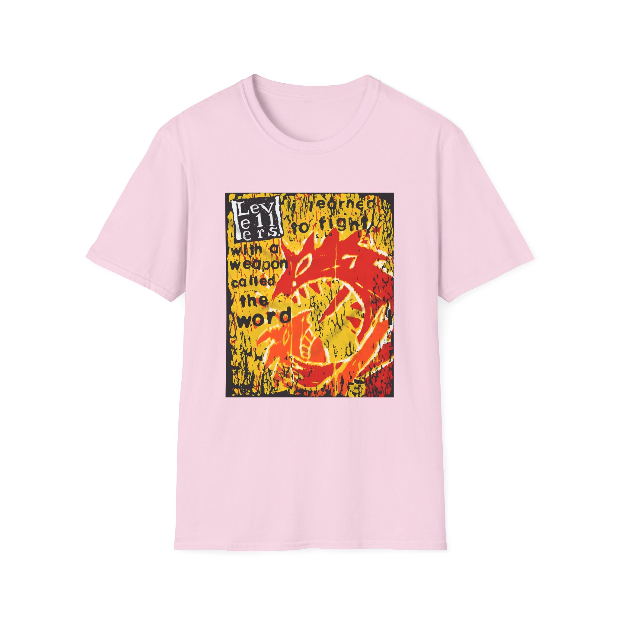 Levellers a Weapon Called the Word Unisex Softstyle T-shirt - Image 15