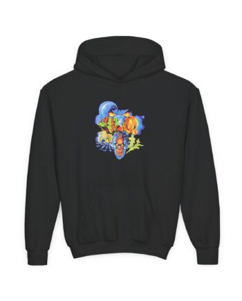Thunderdome Dance Or Die Youth Heavy Blend Hooded Sweatshirt