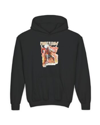 Powerwolf Wake Up The Wicked Cover Youth Heavy Blend Hooded Sweatshirt