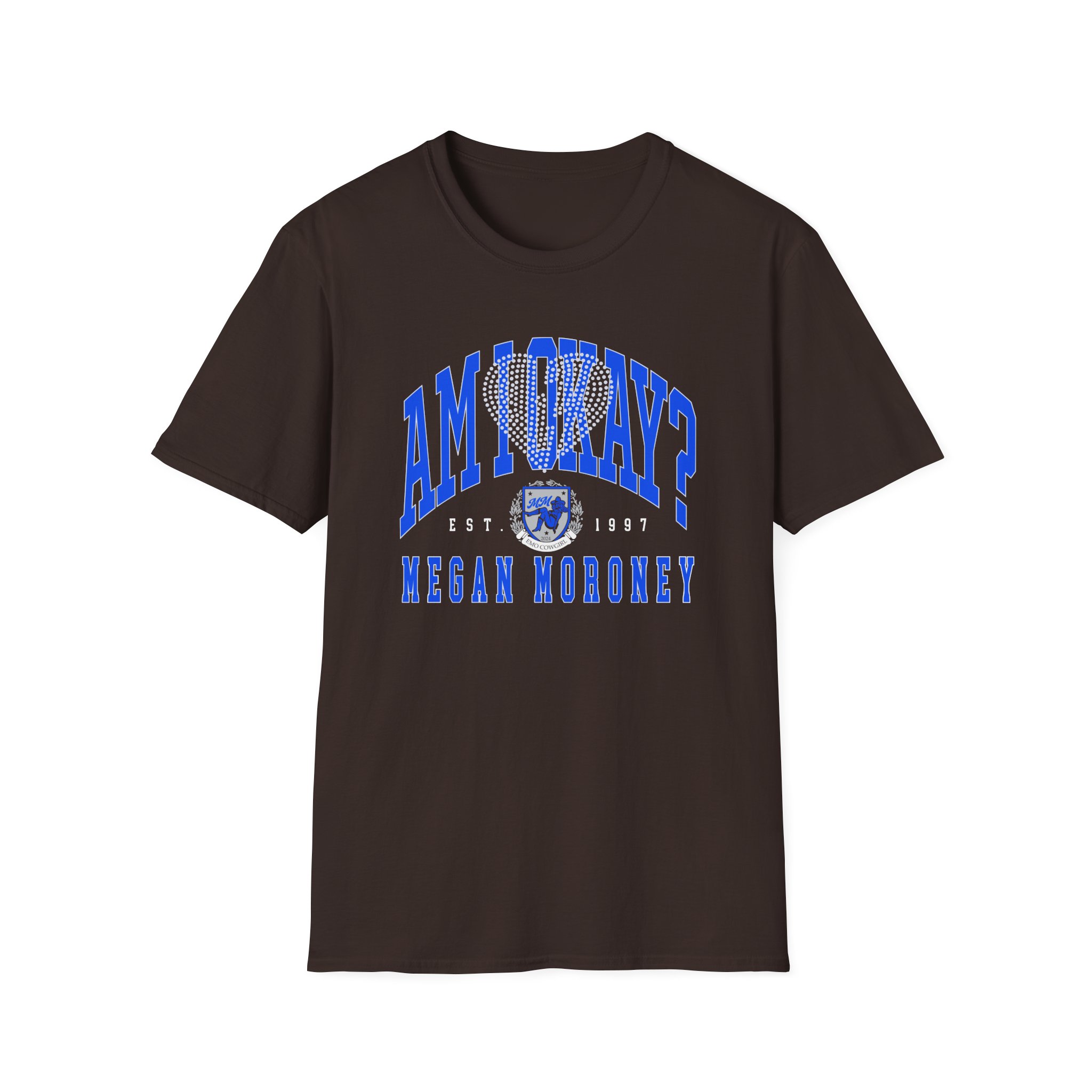 Megan Moroney Am I Okay? Rhinestone Unisex Softstyle T-Shirt - Image 5