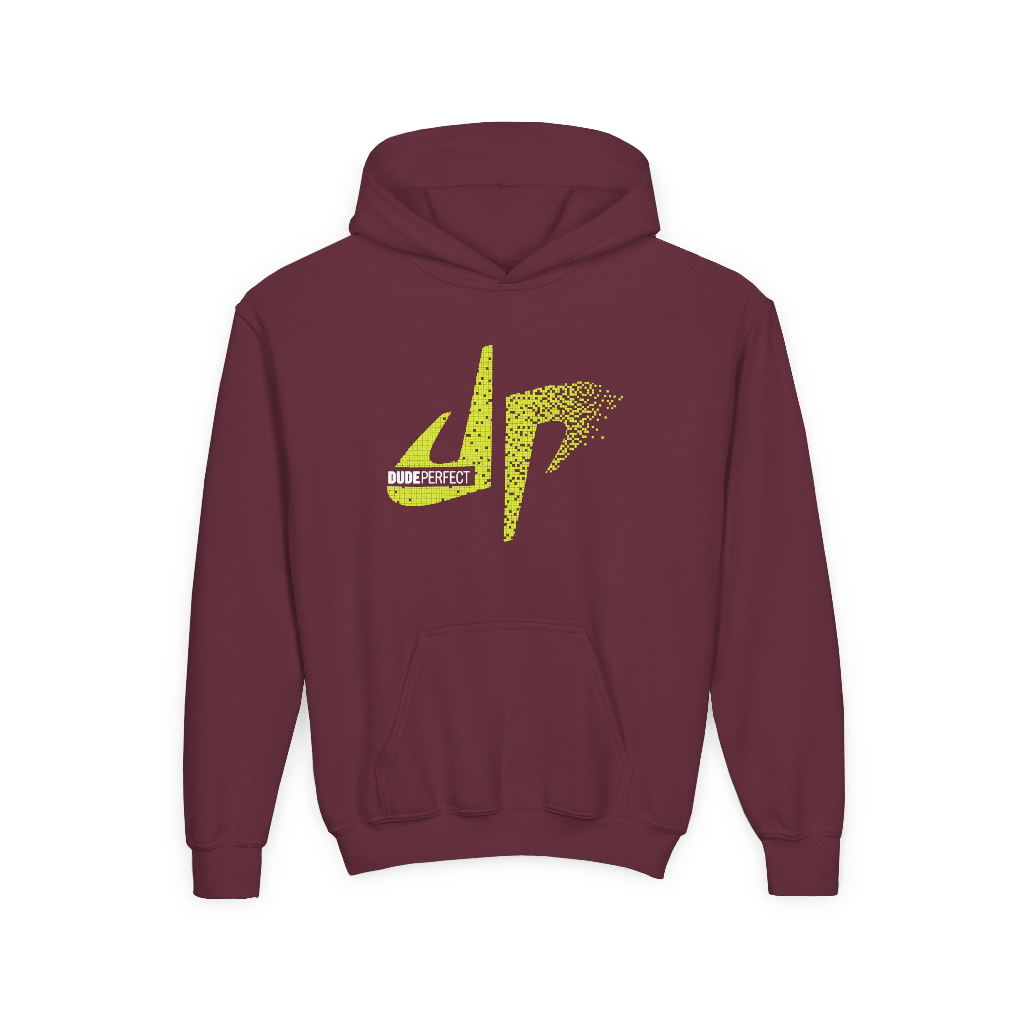 Dude Perfect Pixel Youth Heavy Blend Hooded Sweatshirt - Image 3