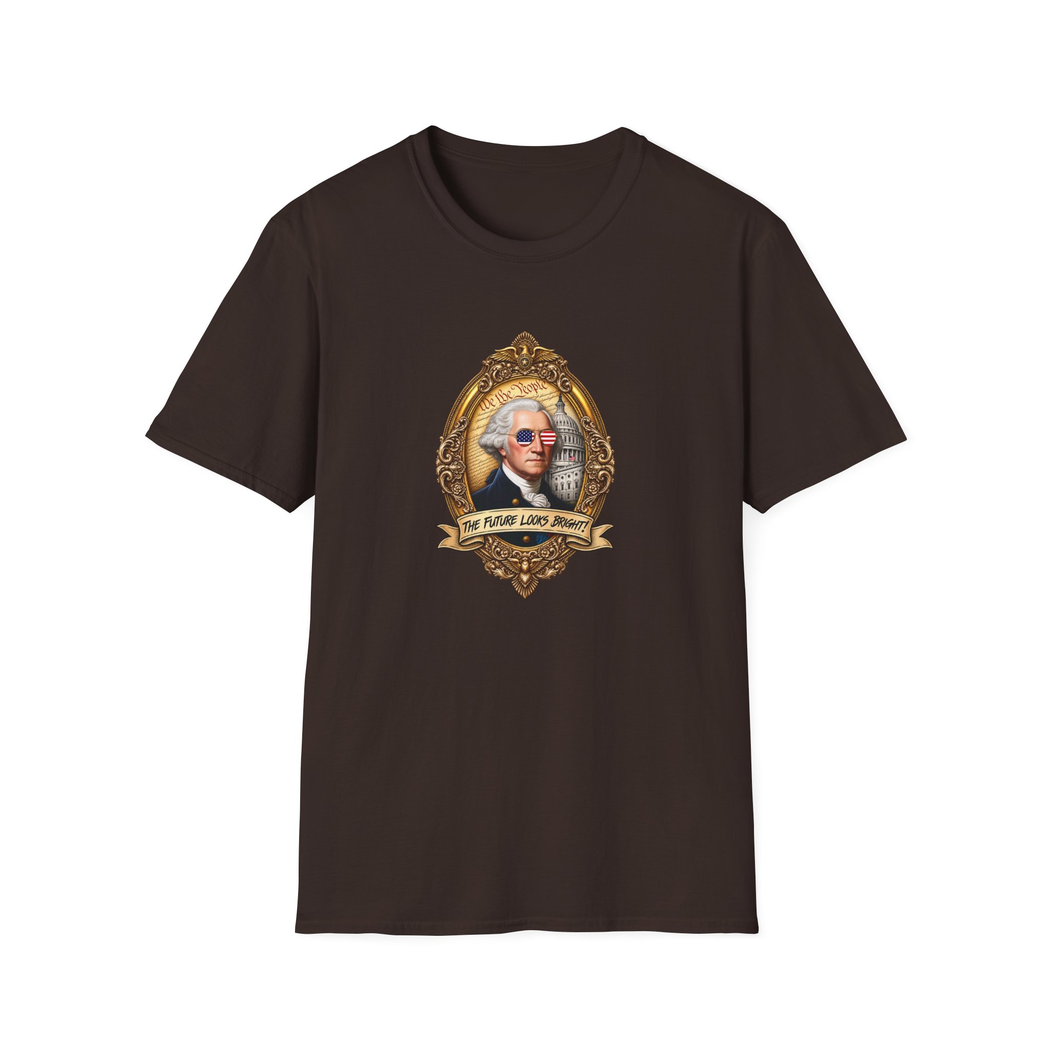 Valuetainment George Washington Unisex Softstyle T-Shirt - Image 3