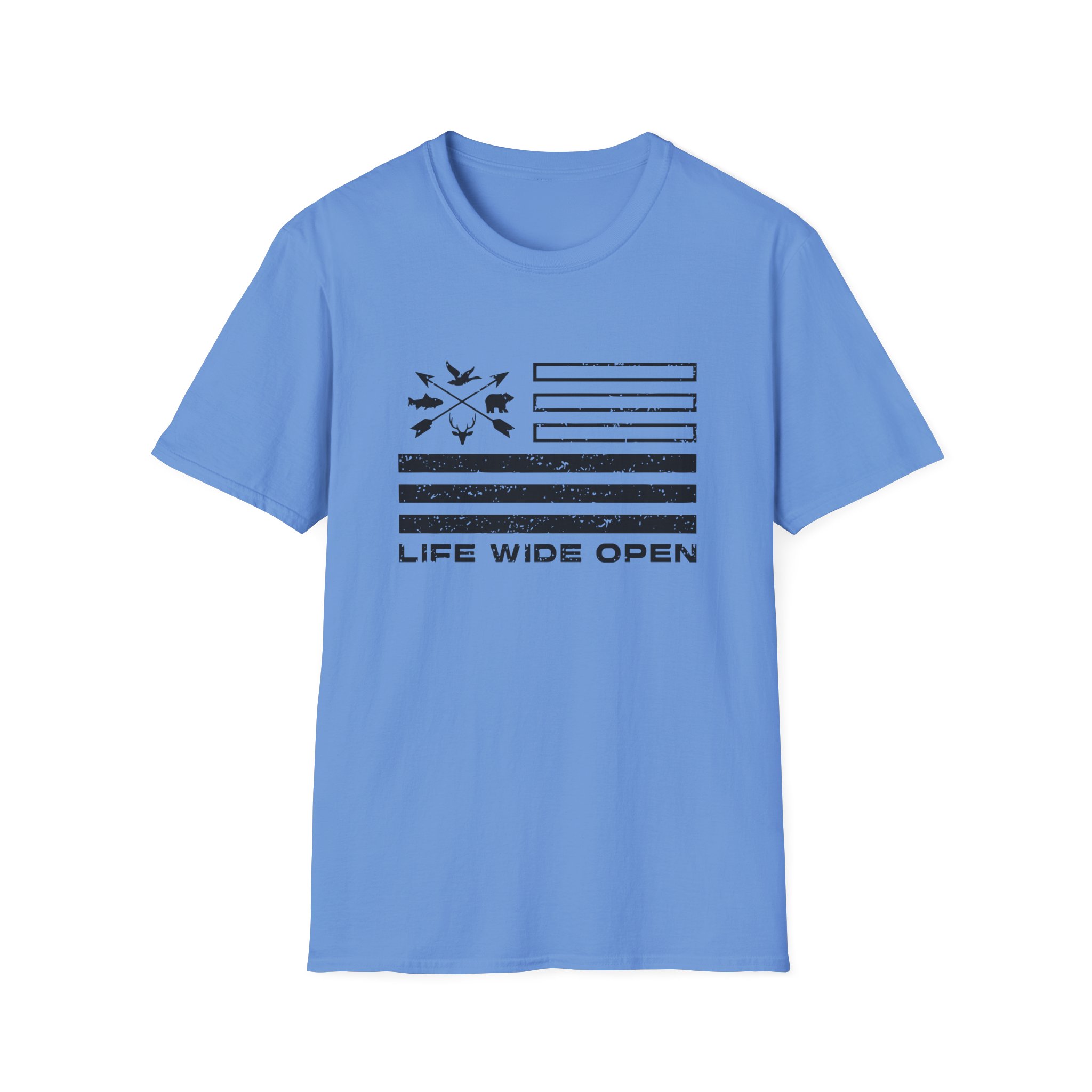 Cboystv Freedom Outdoors Unisex Softstyle T-Shirt - Image 25