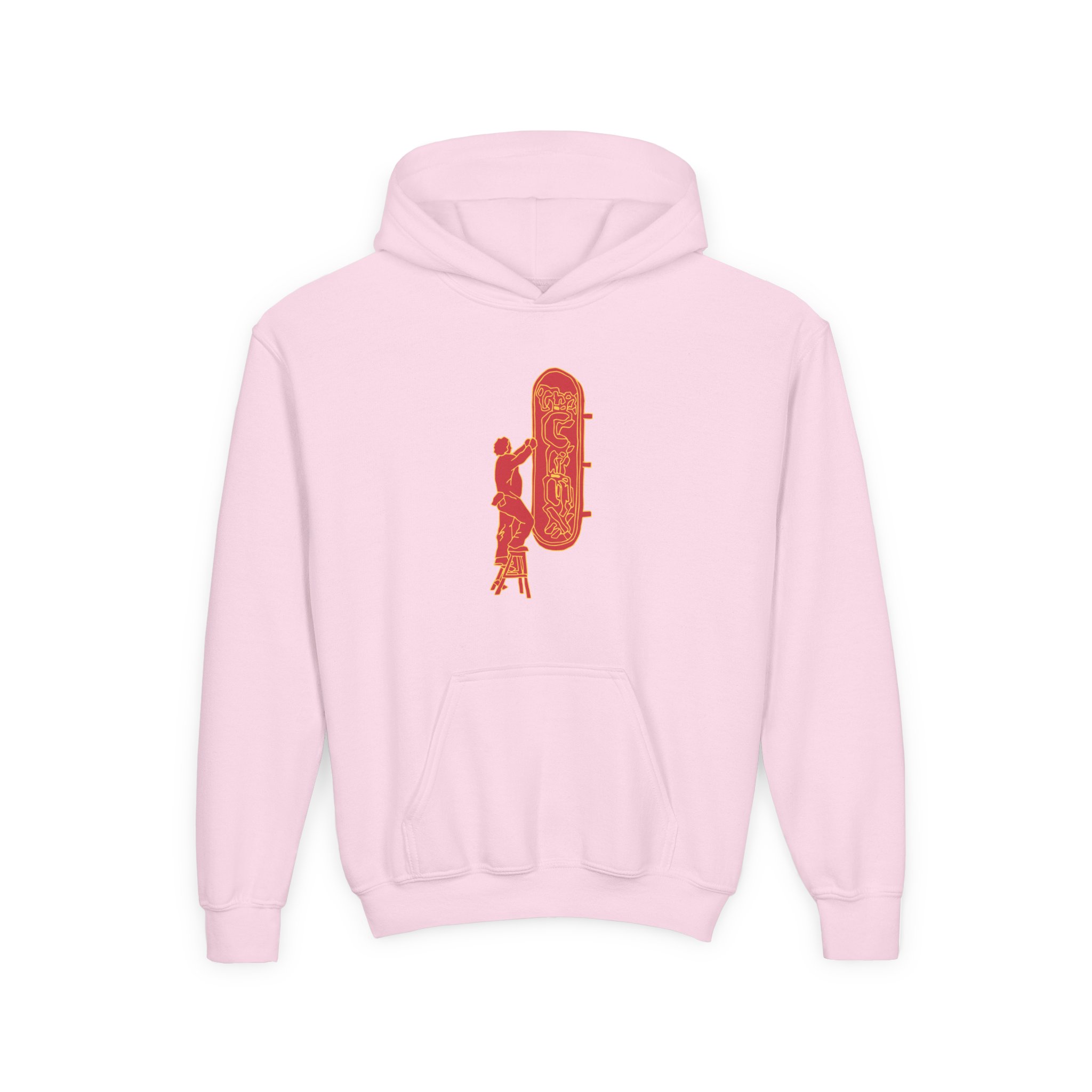 Djo The Crux Sign Youth Heavy Blend Hooded Sweatshirt - Image 7